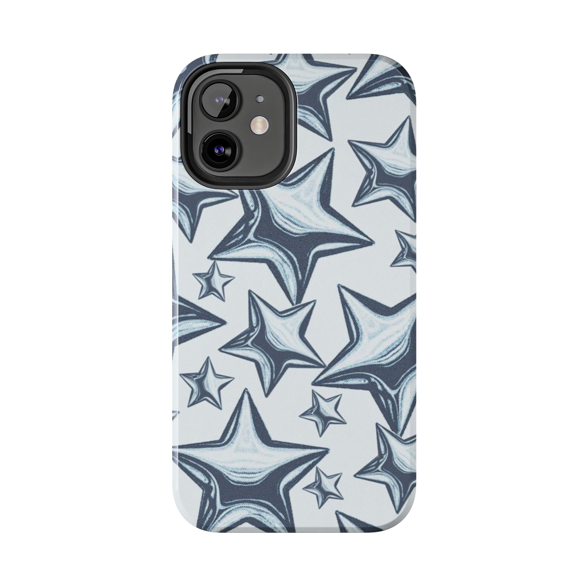 Blue Artistic Star Pattern