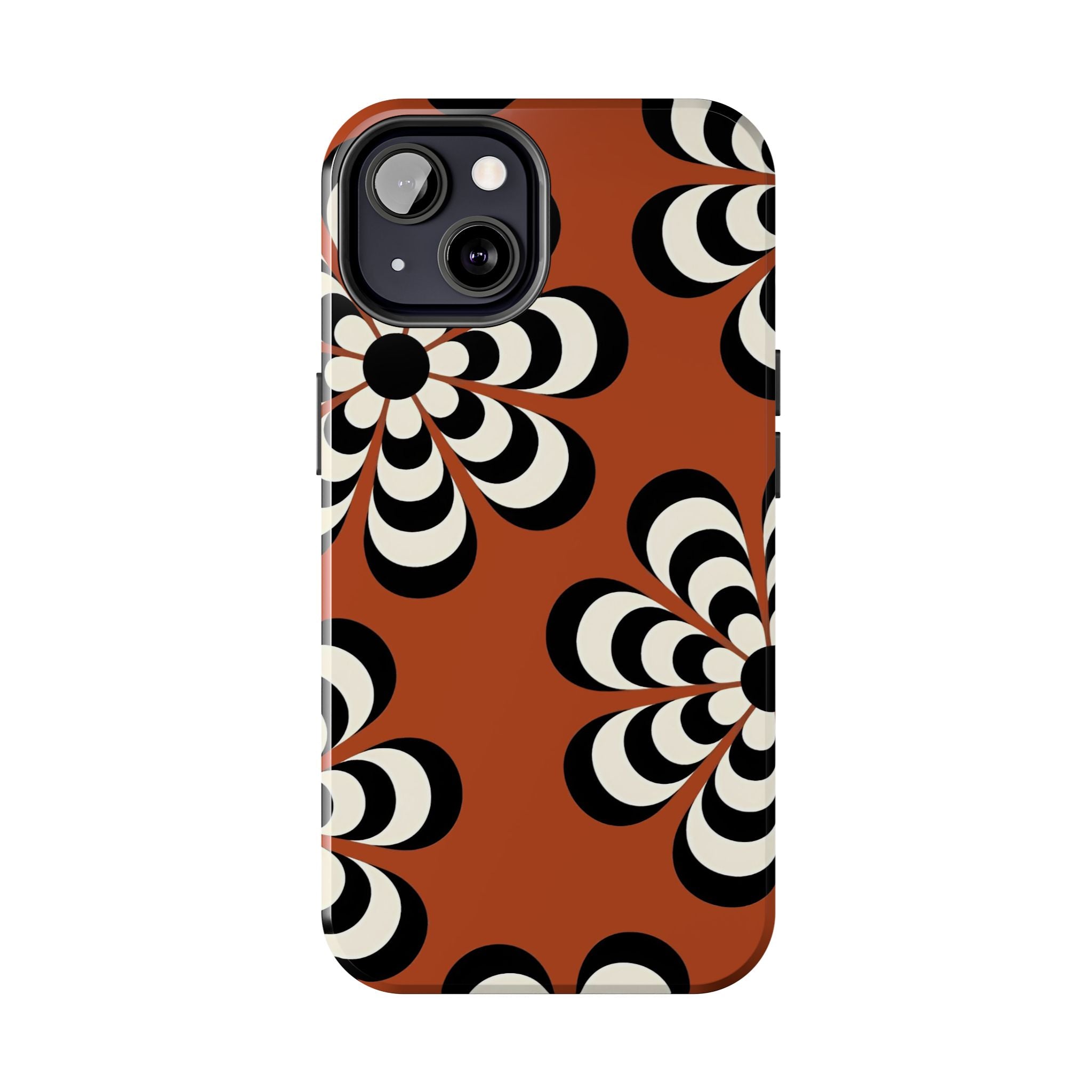 70s Boho Abstract Flower