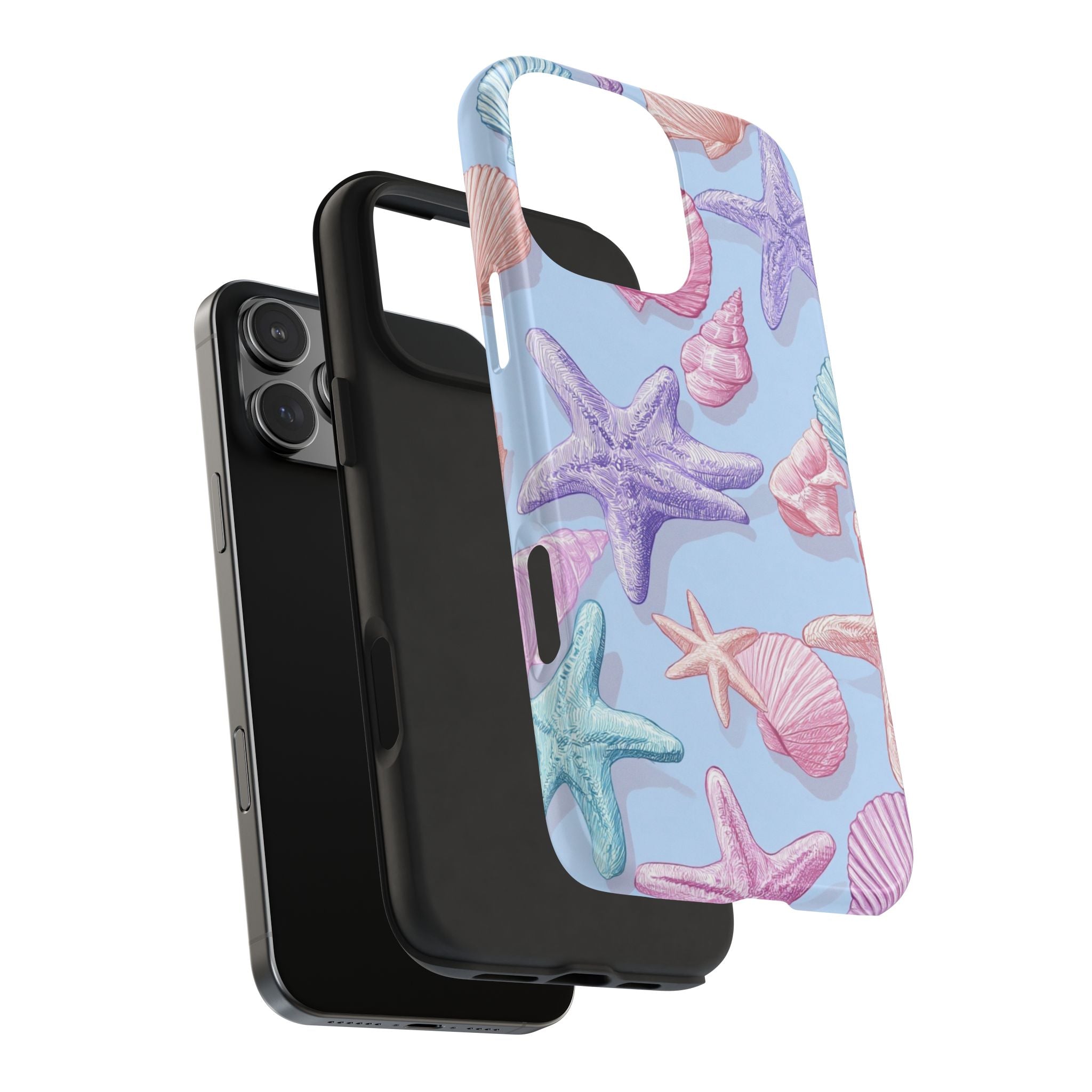Pastel Seashell & Starfish