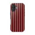 Striped Burgundy