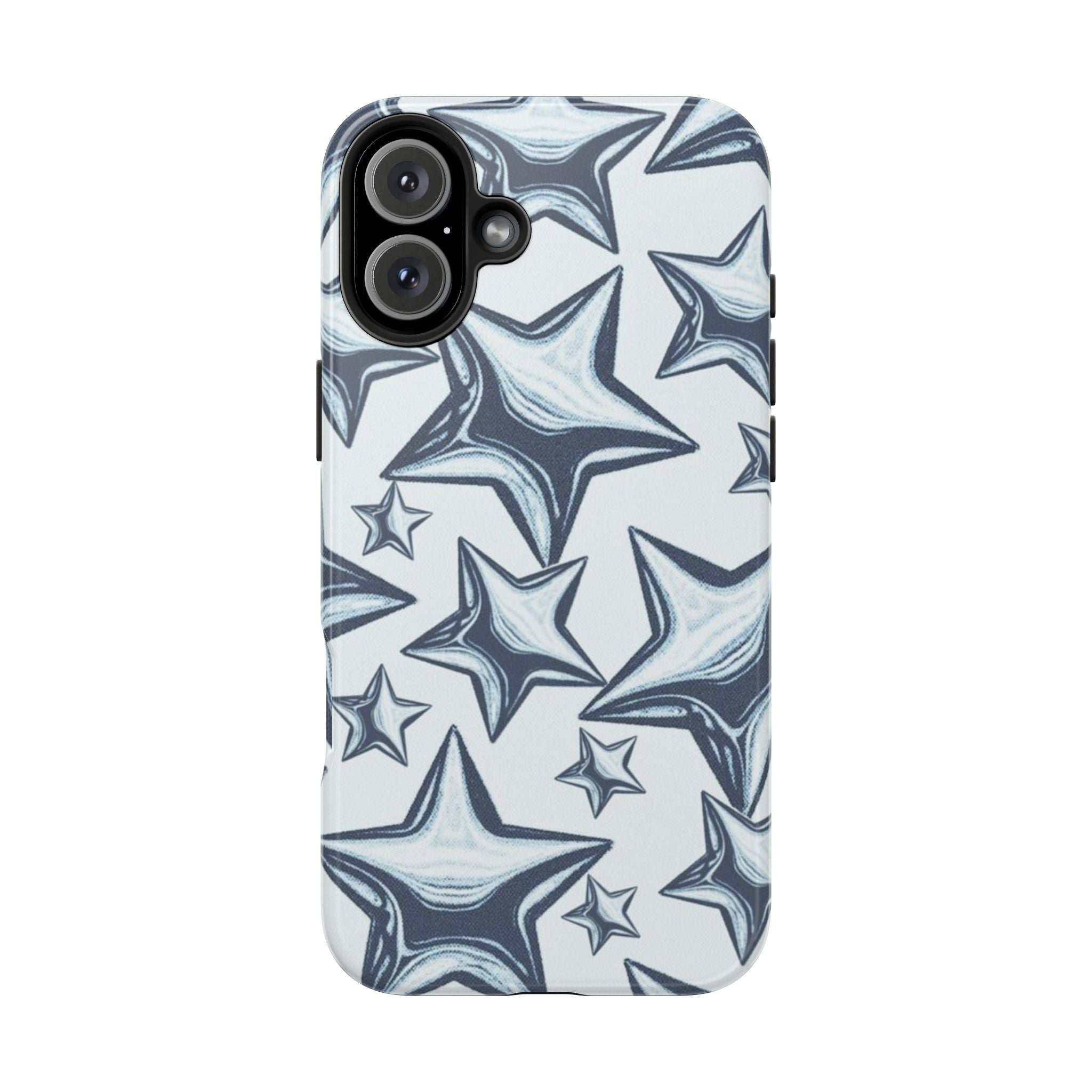 Blue Artistic Star Pattern