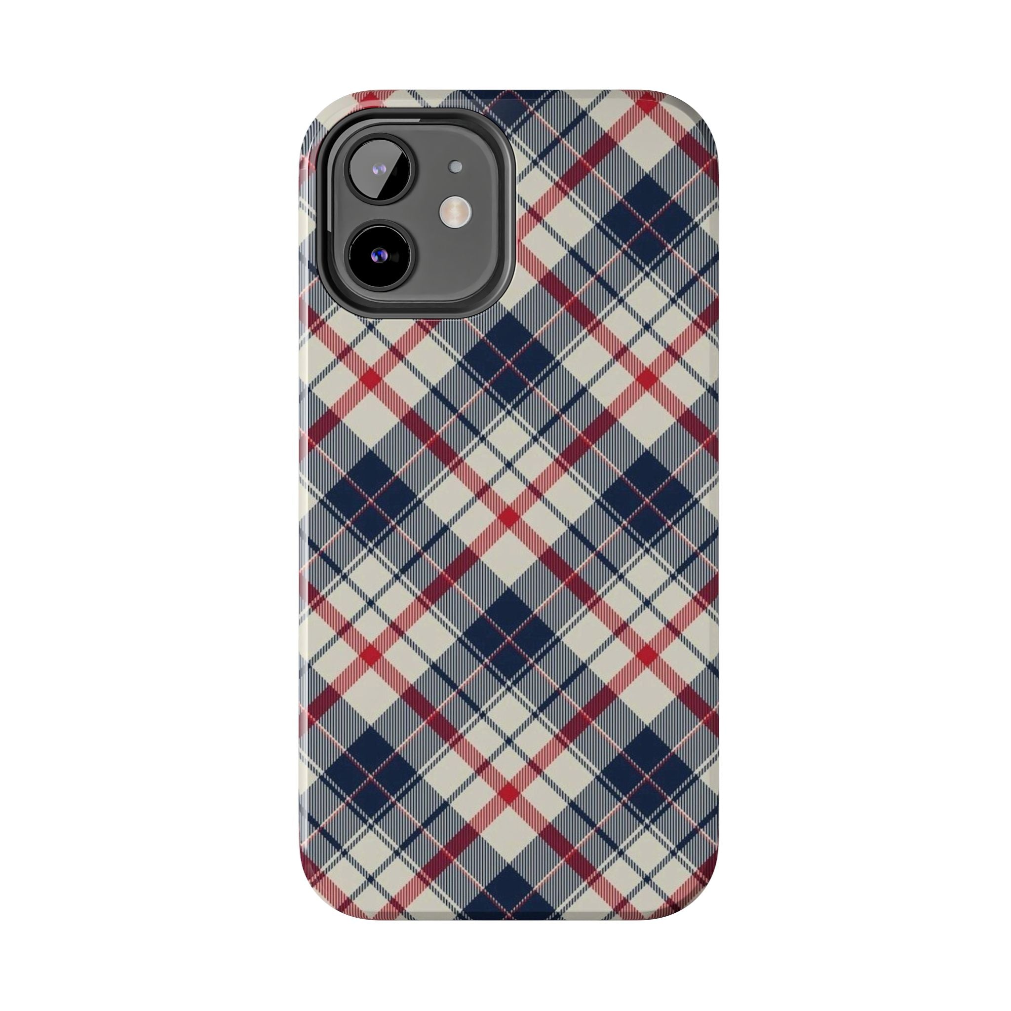 Navy & Red Classic Plaid
