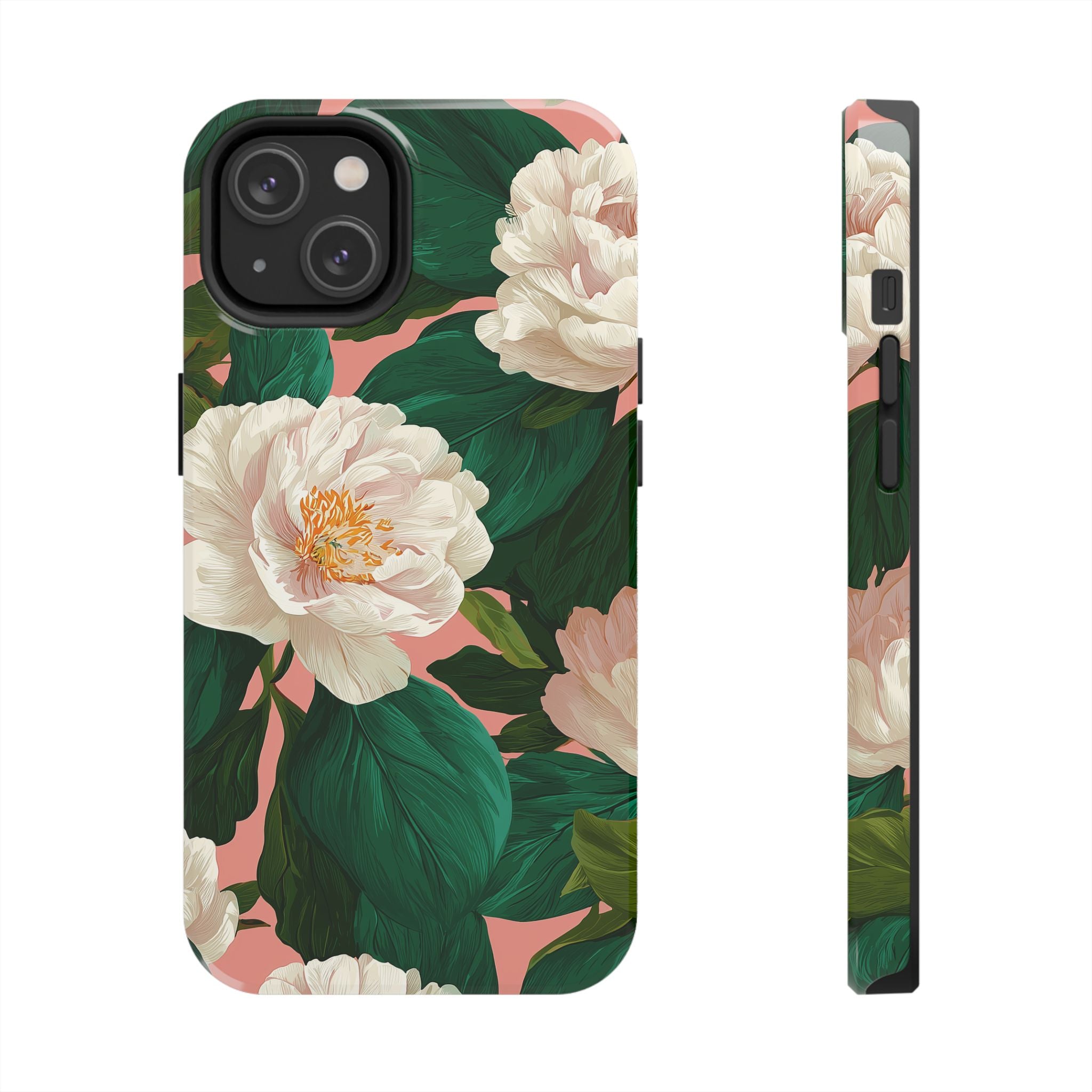 Peony Pink & Green