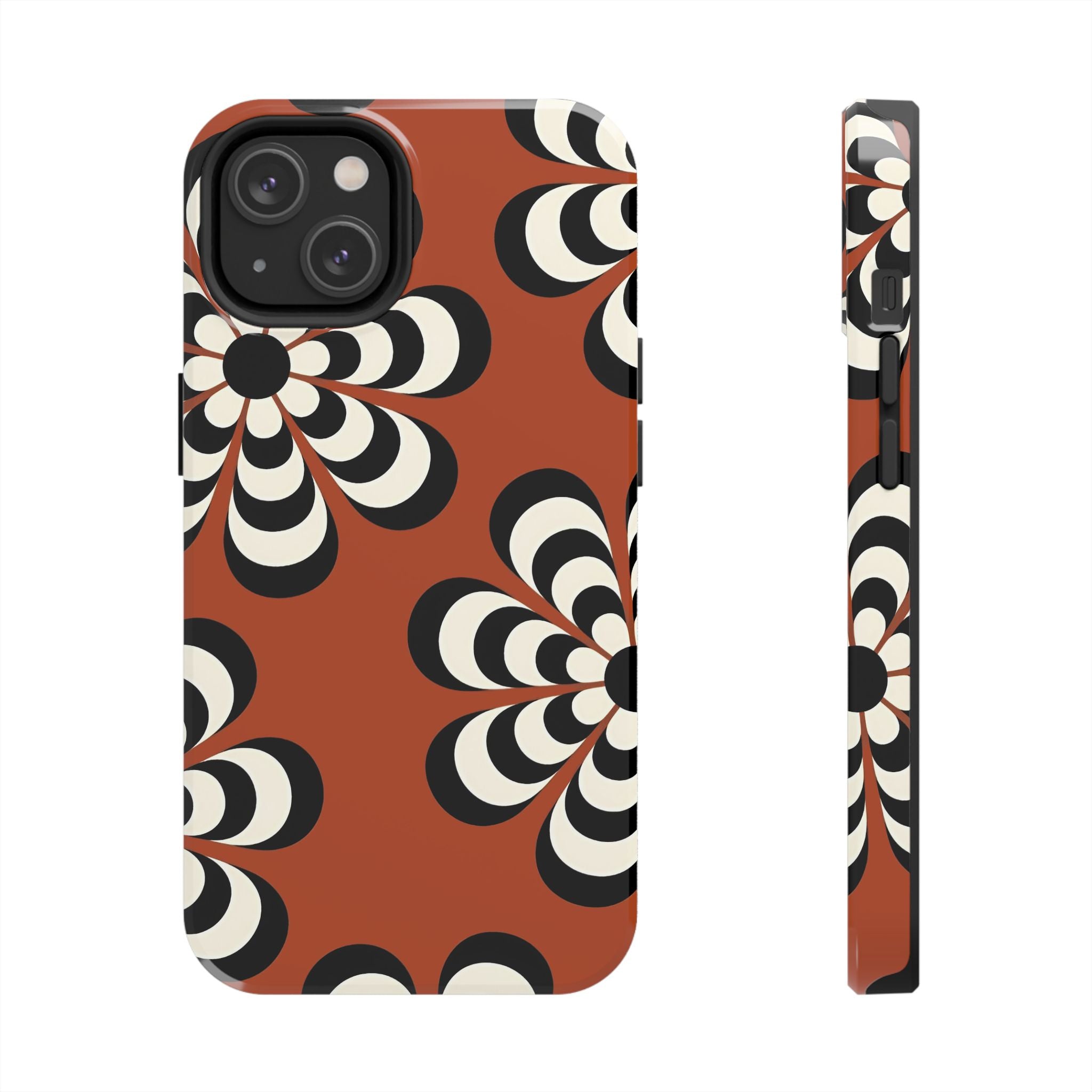 70s Boho Abstract Flower