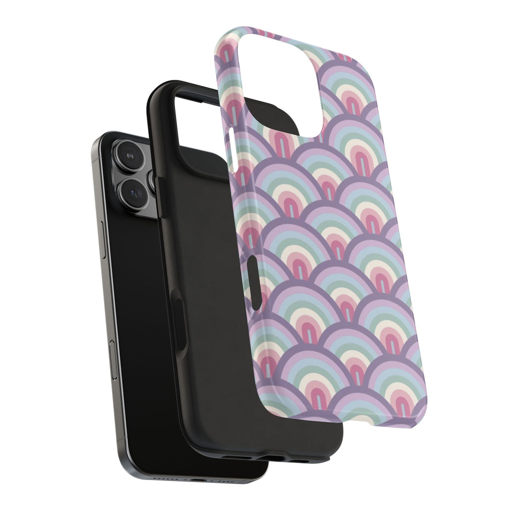 Pastel Rainbow Retro Arc