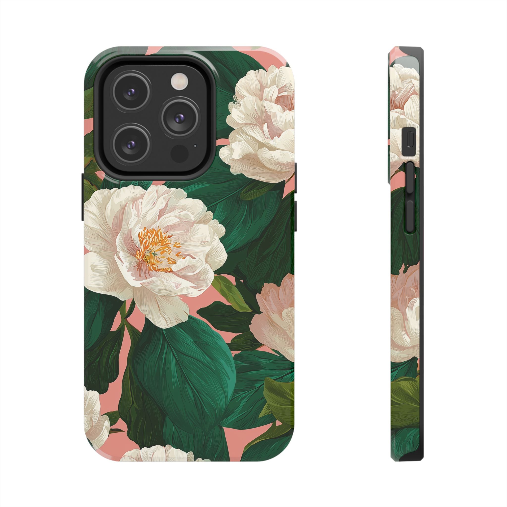 Peony Pink & Green