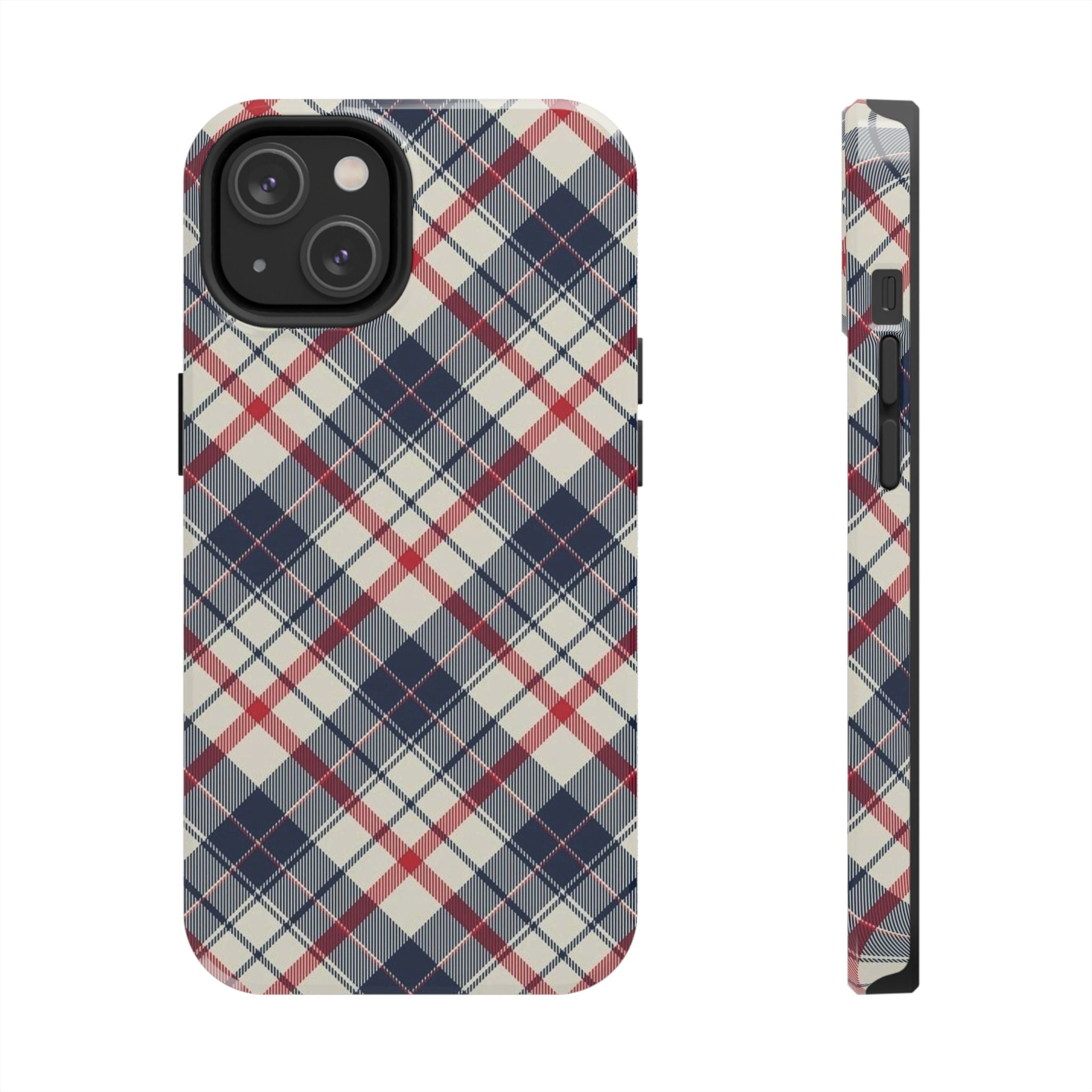Navy & Red Classic Plaid