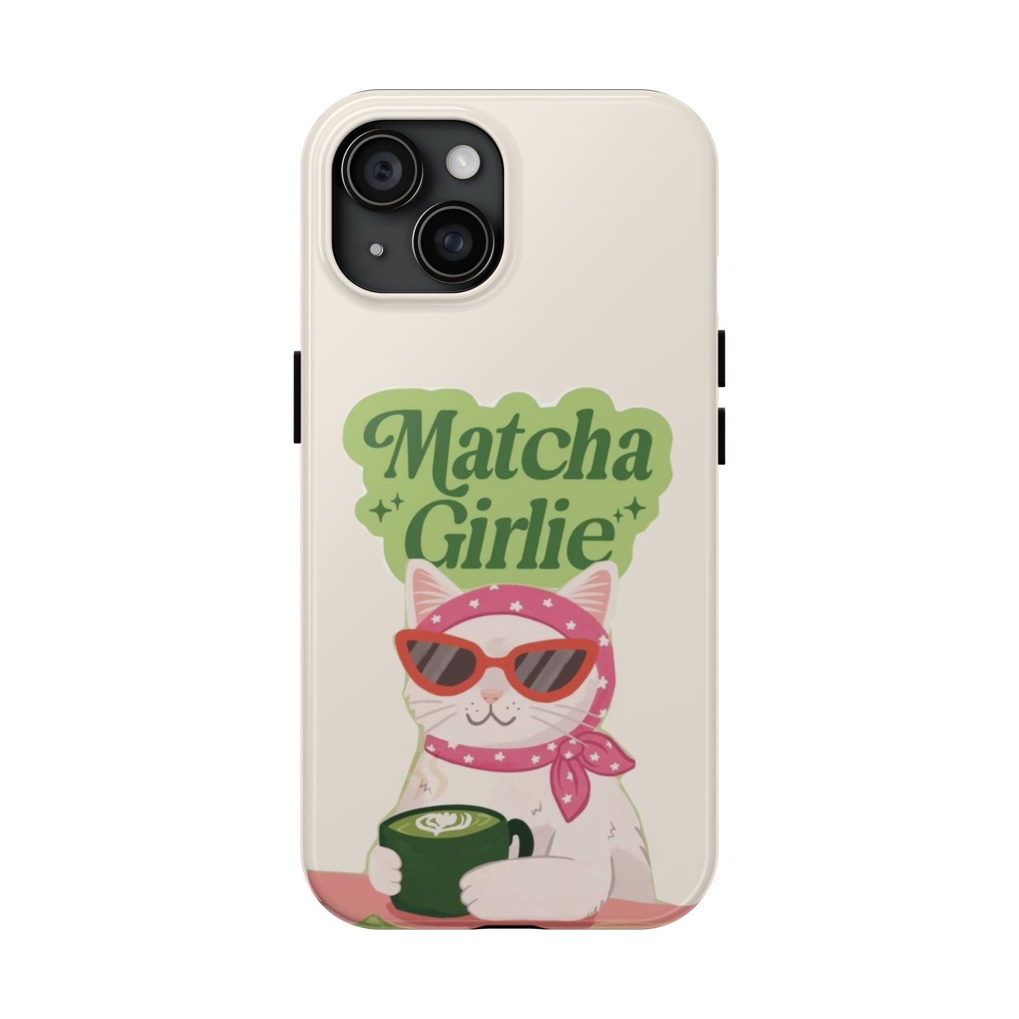 Cute Cat Matcha Girlie