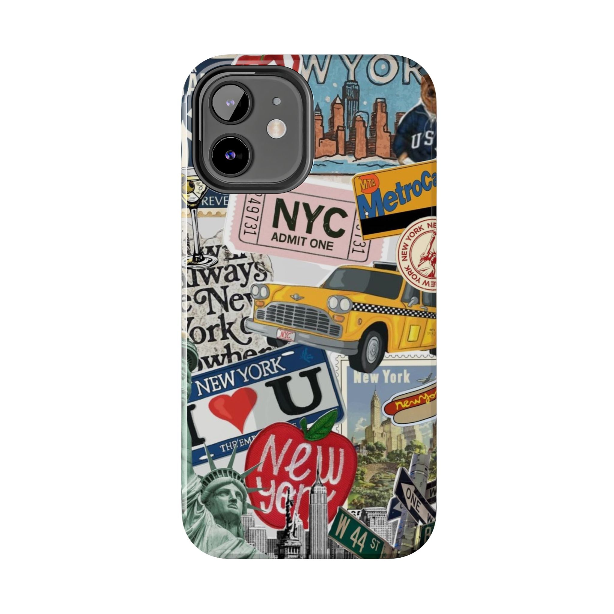 NYC Collage - New York Taxi & Landmarks