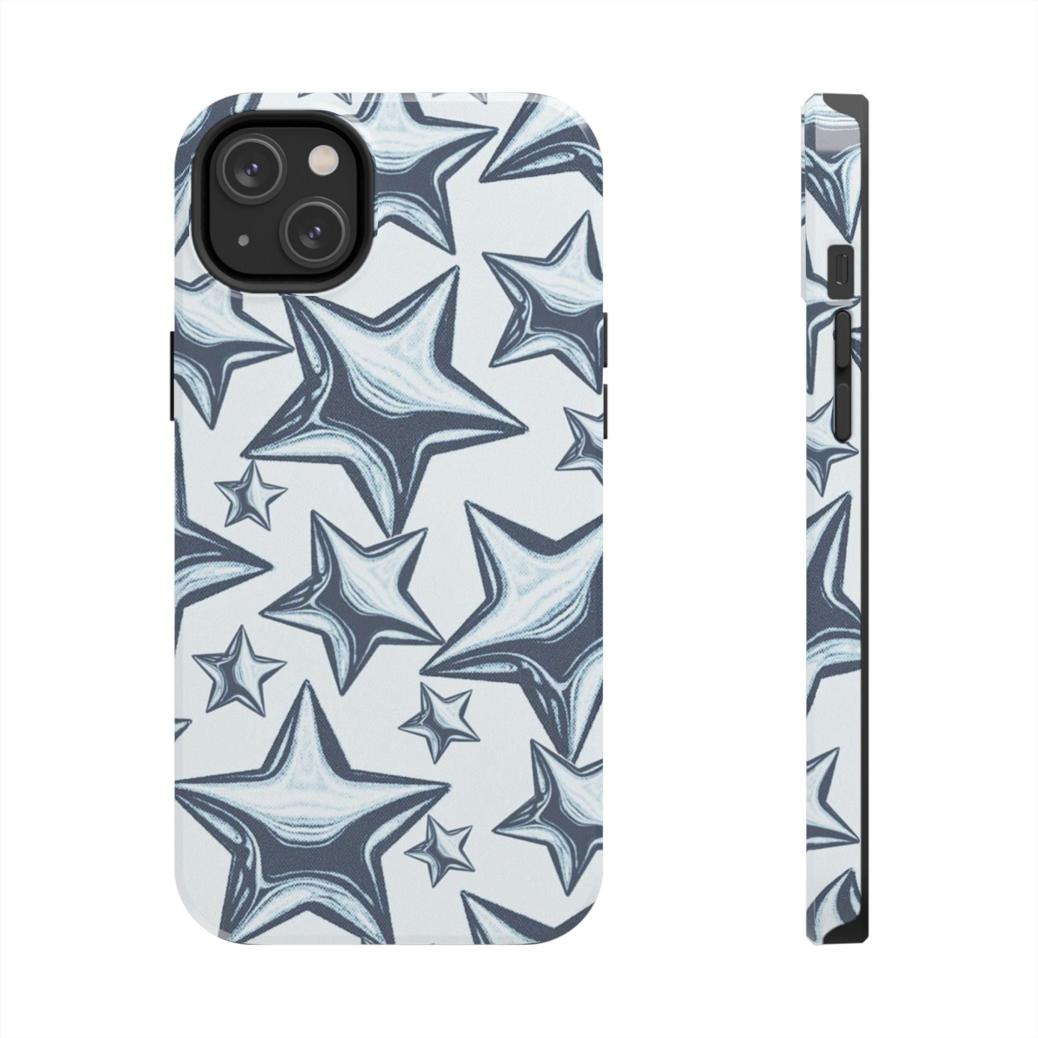 Blue Artistic Star Pattern