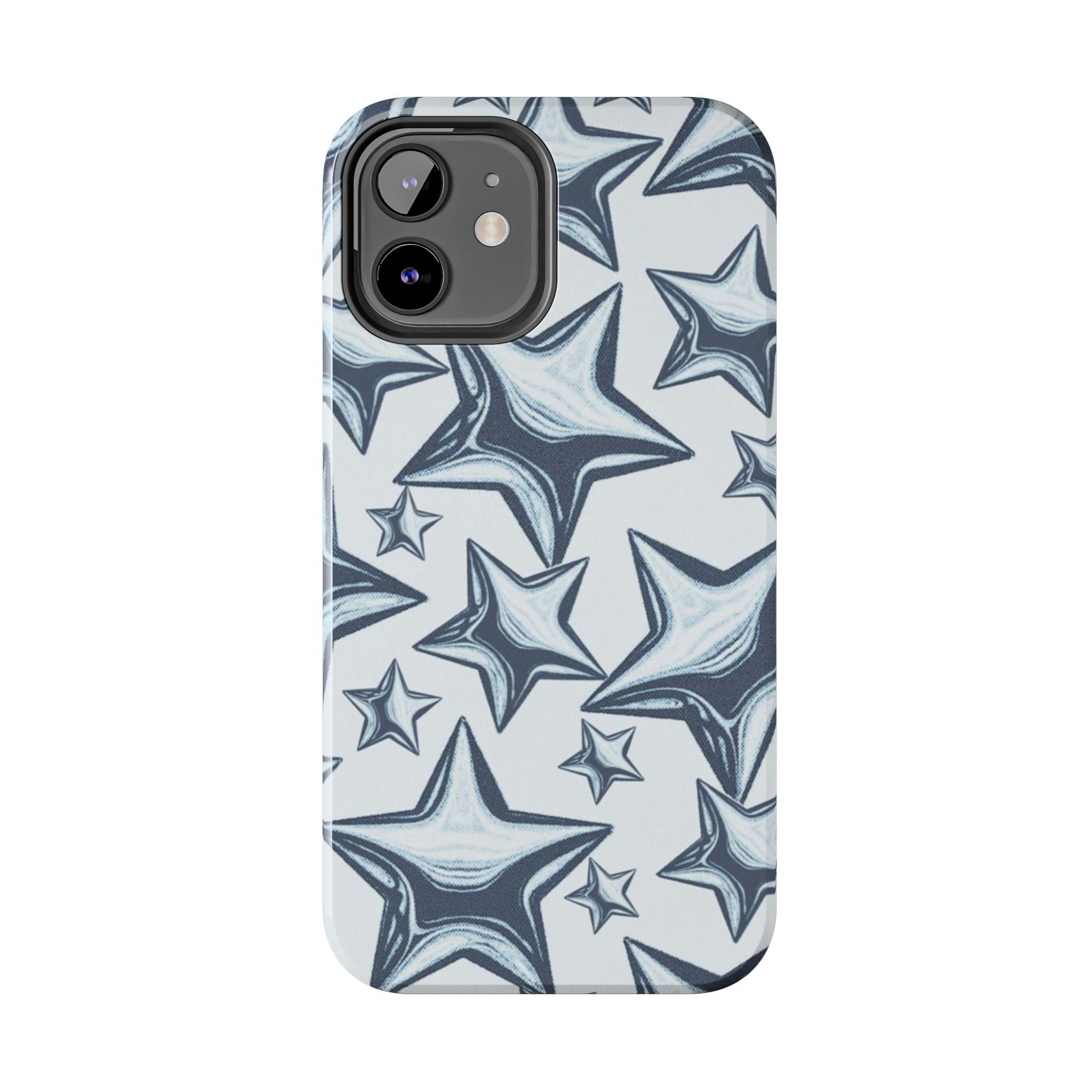 Blue Artistic Star Pattern