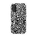 Abstract Black & White Swirl