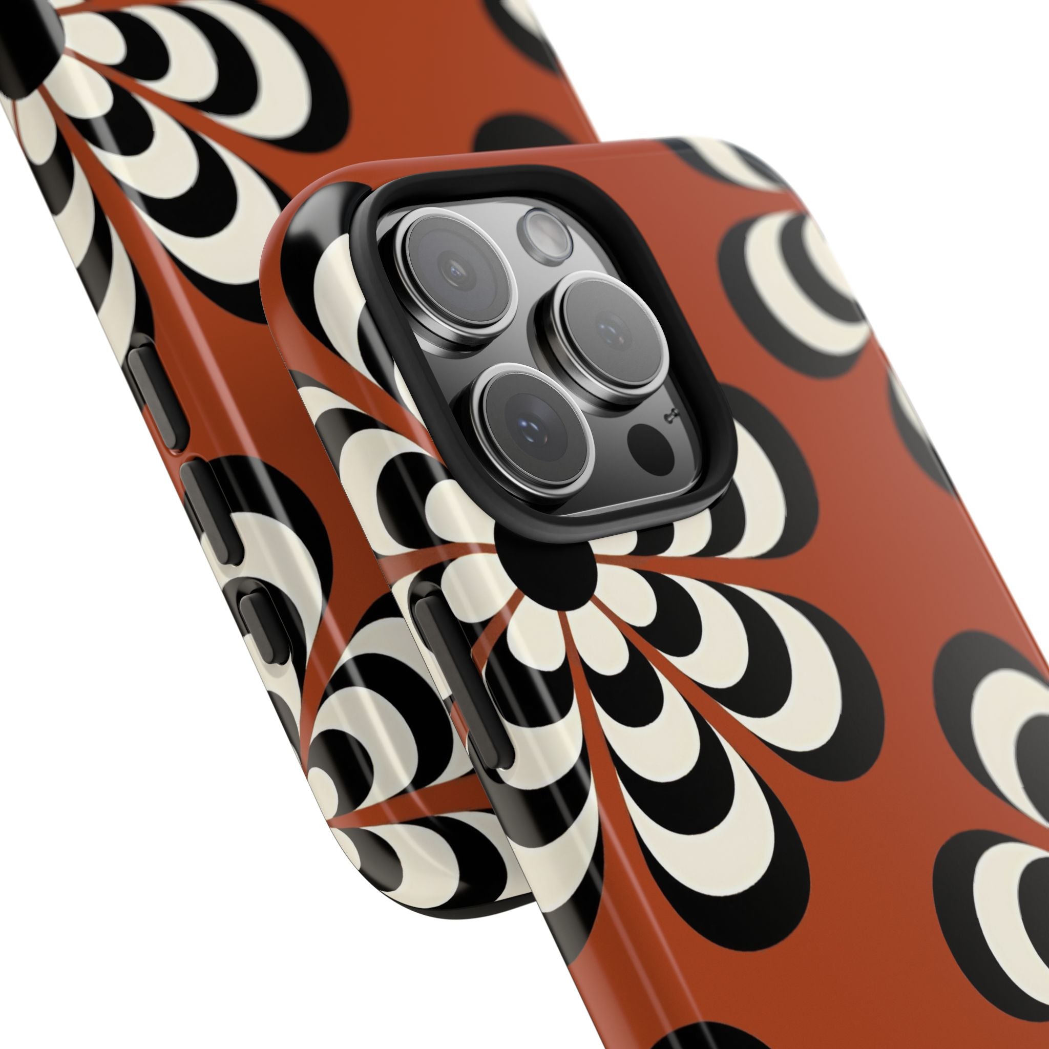 70s Boho Abstract Flower