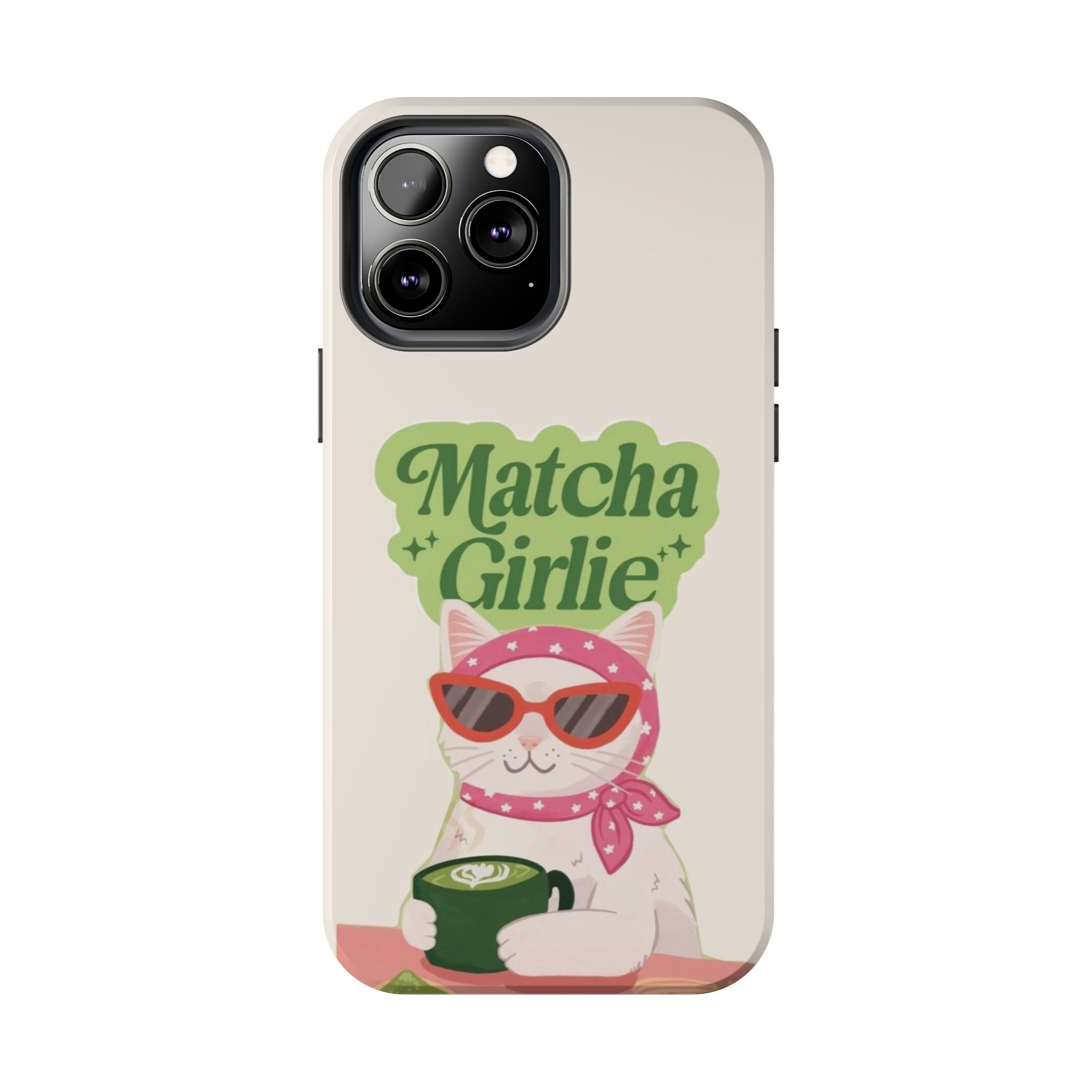 Cute Cat Matcha Girlie