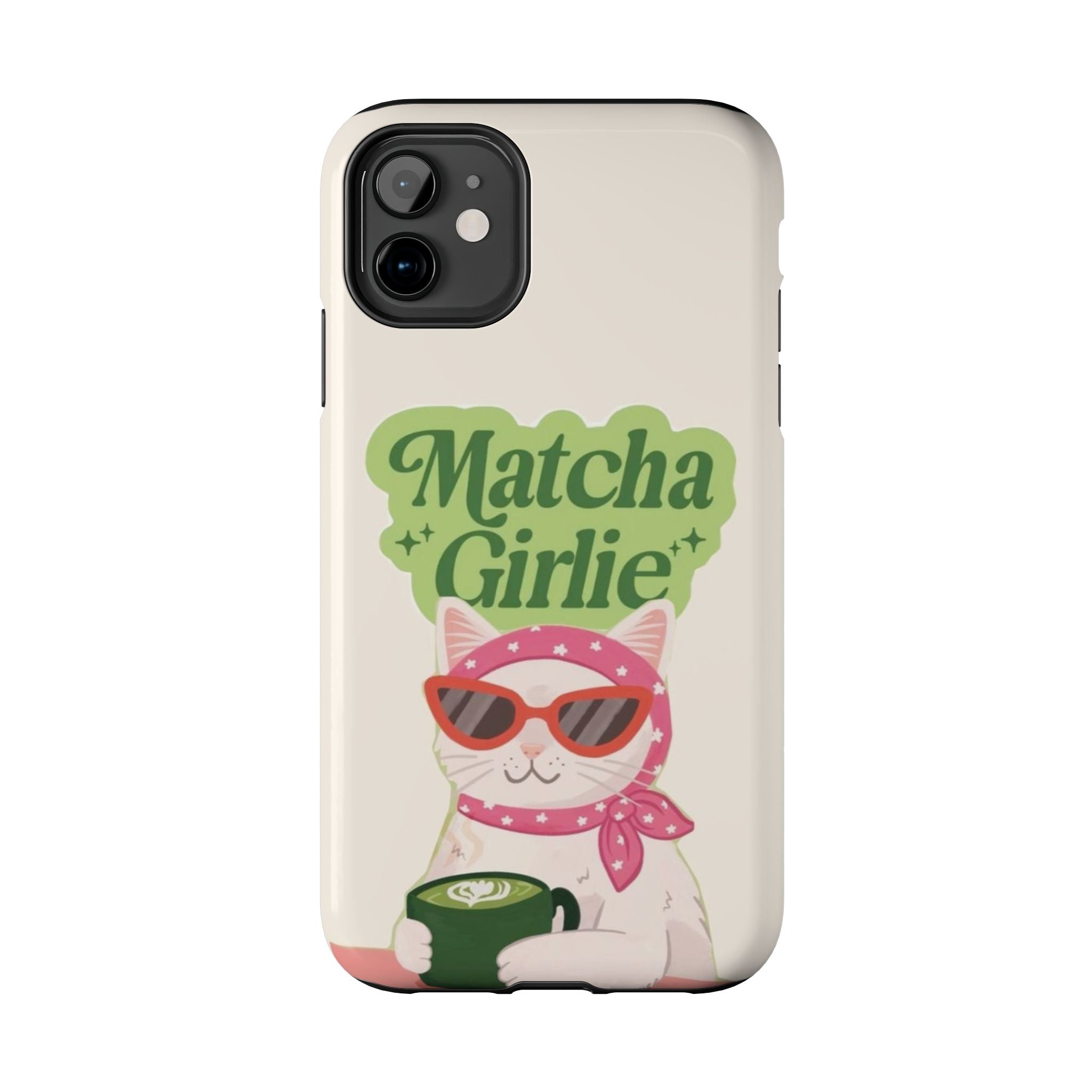 Cute Cat Matcha Girlie