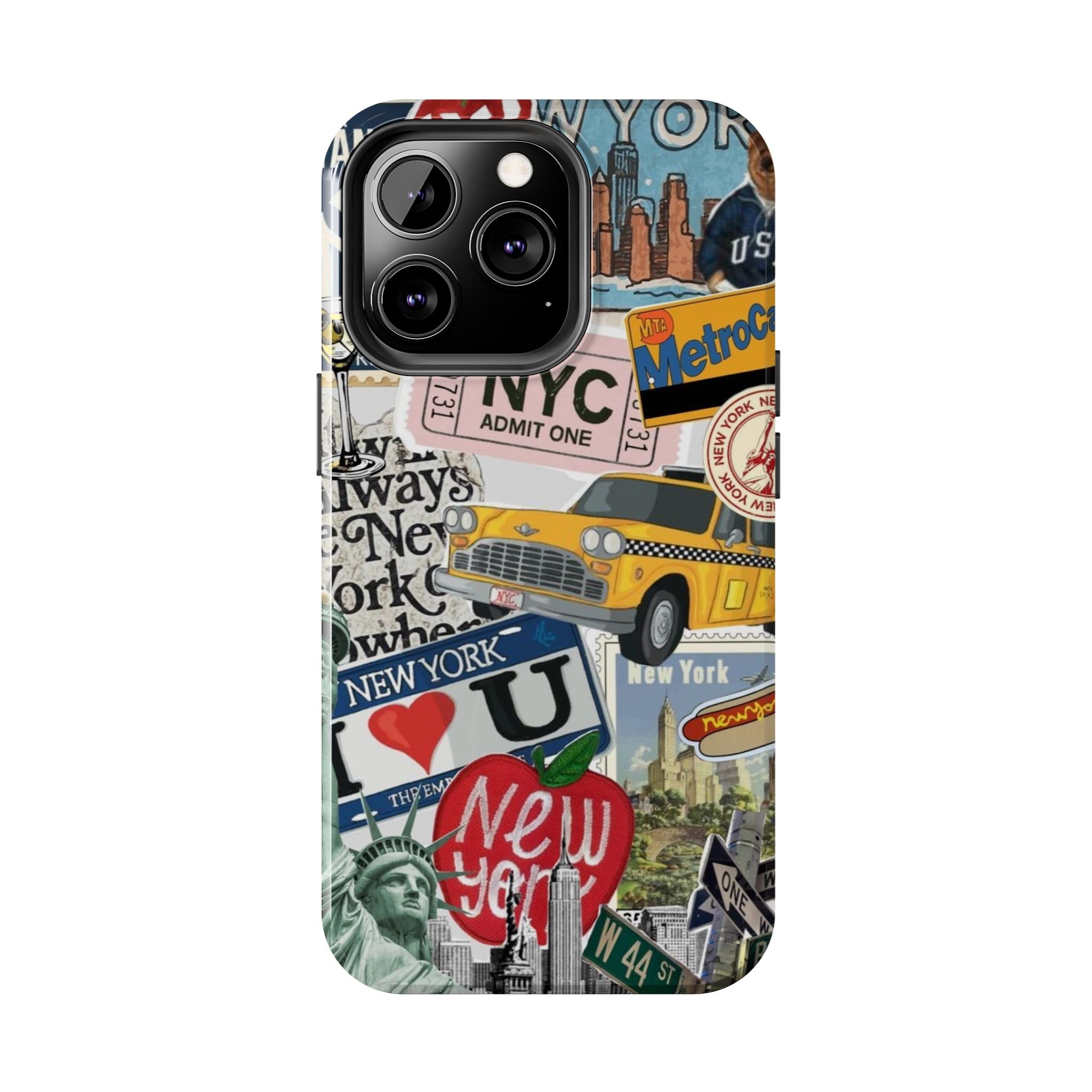 NYC Collage - New York Taxi & Landmarks