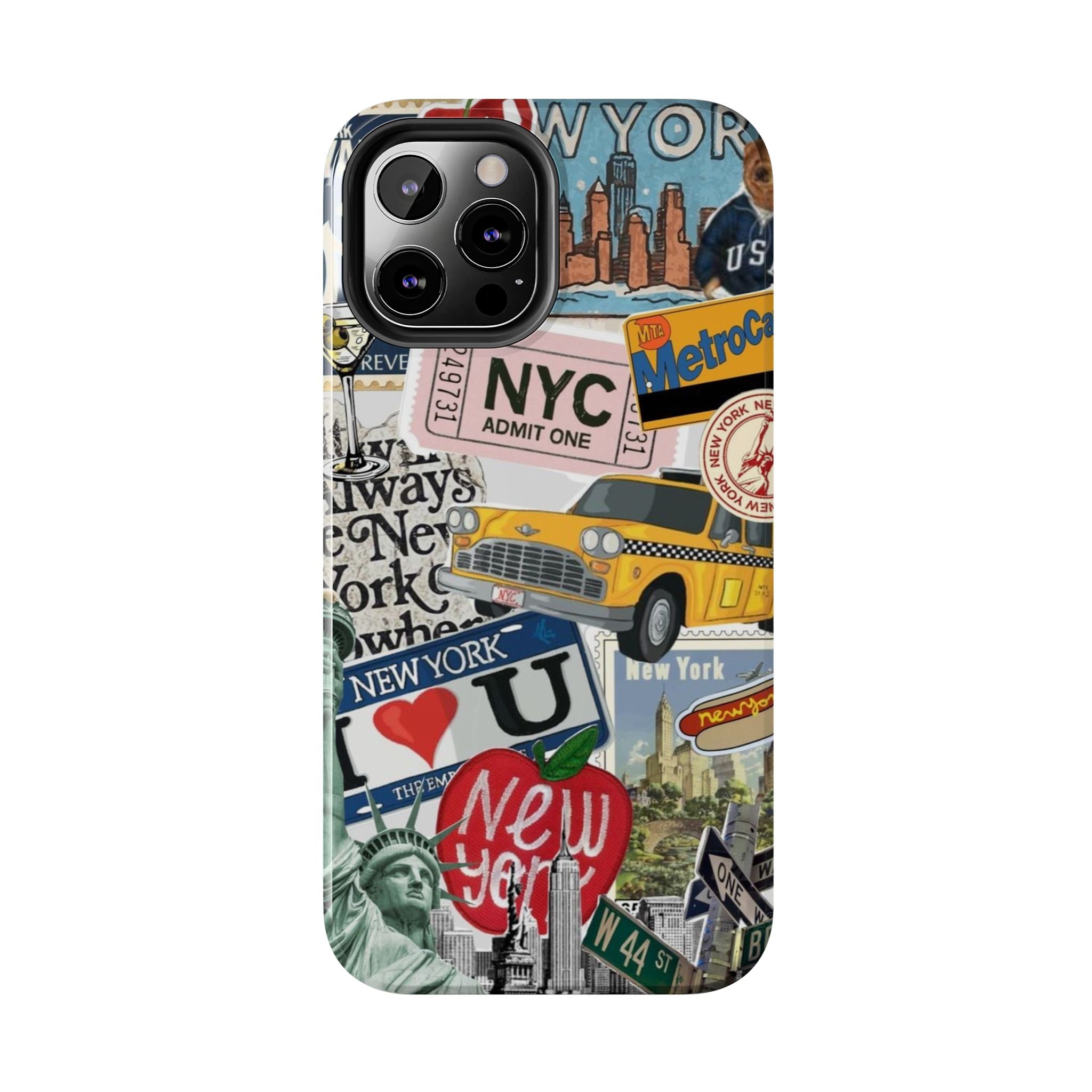 NYC Collage - New York Taxi & Landmarks