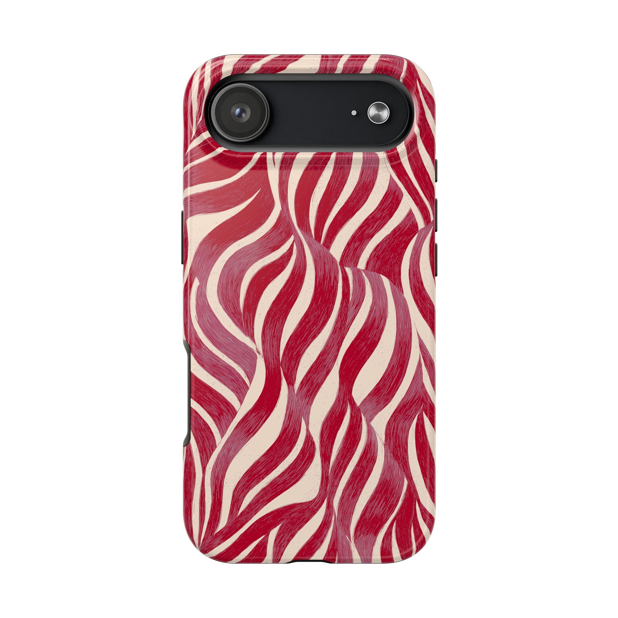 Red Wave Abstract