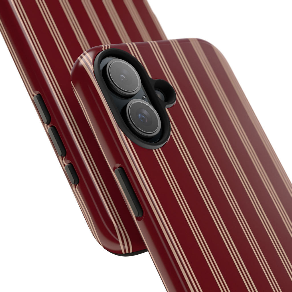 Striped Burgundy