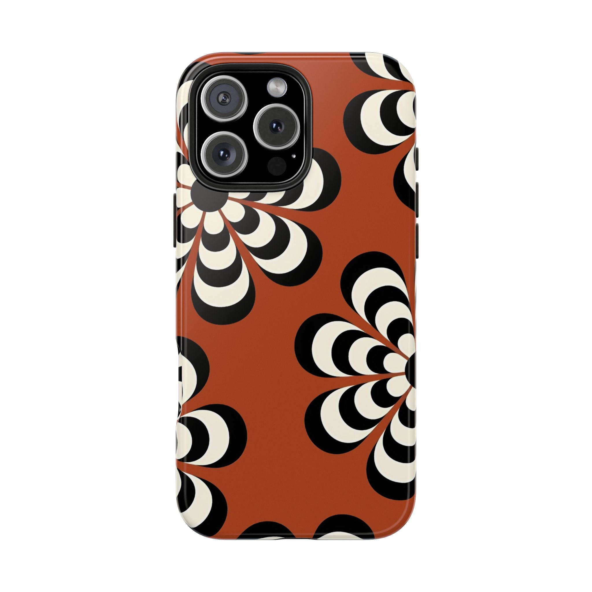 70s Boho Abstract Flower