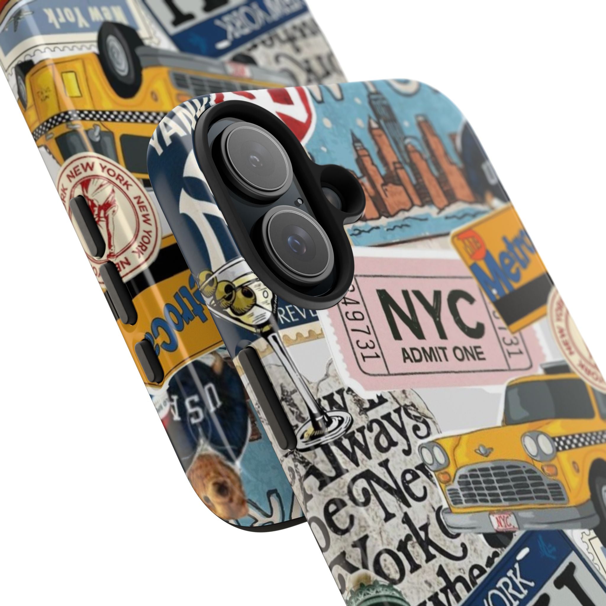NYC Collage - New York Taxi & Landmarks