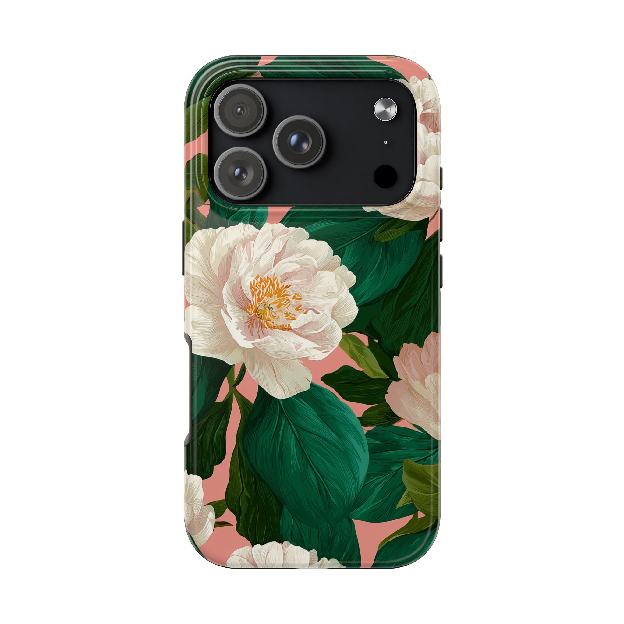 Peony Pink & Green