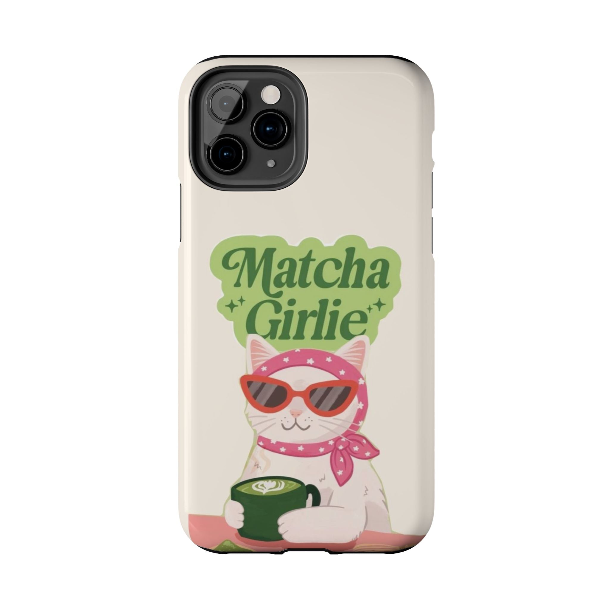 Cute Cat Matcha Girlie