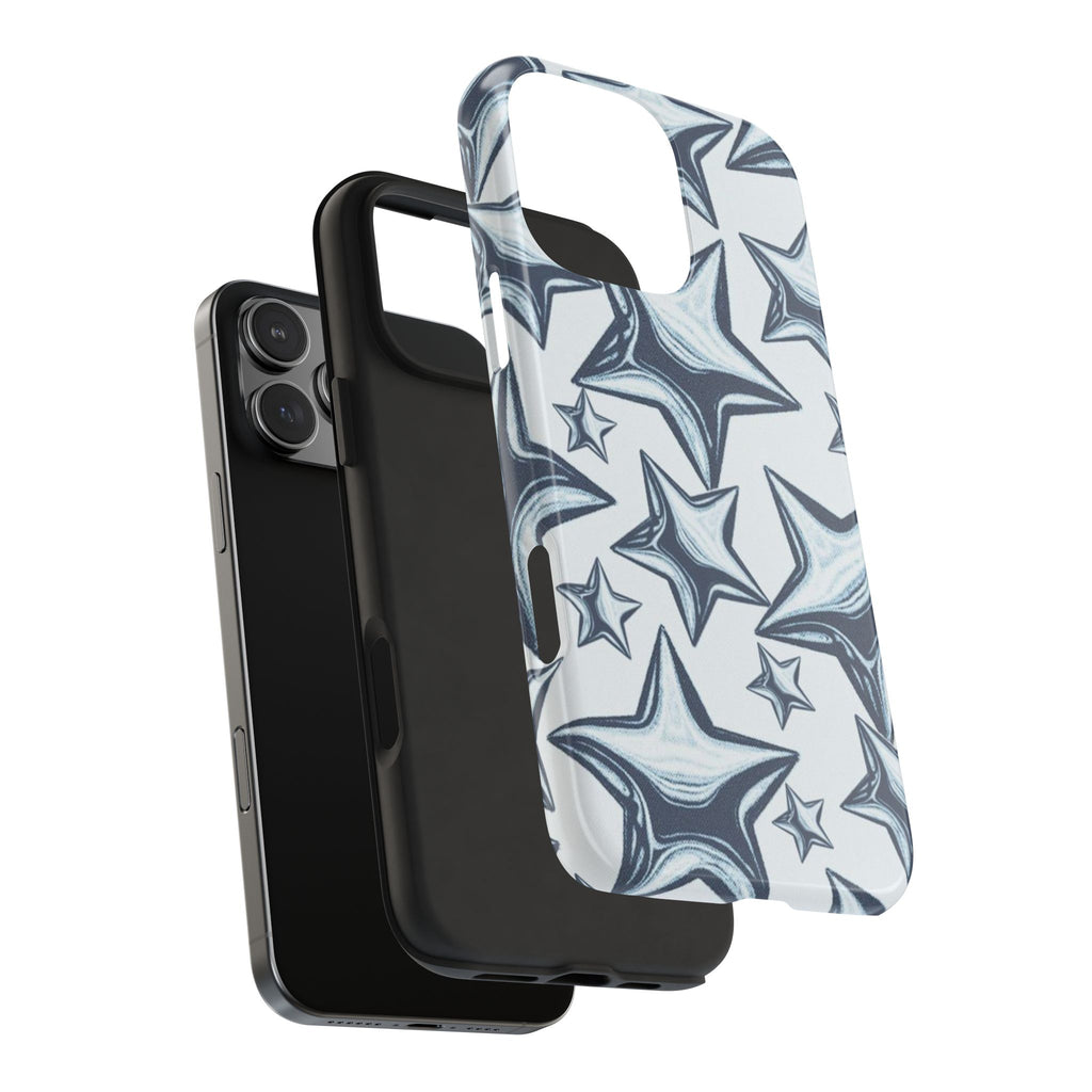 Blue Artistic Star Pattern