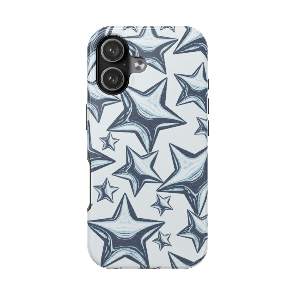 Blue Artistic Star Pattern