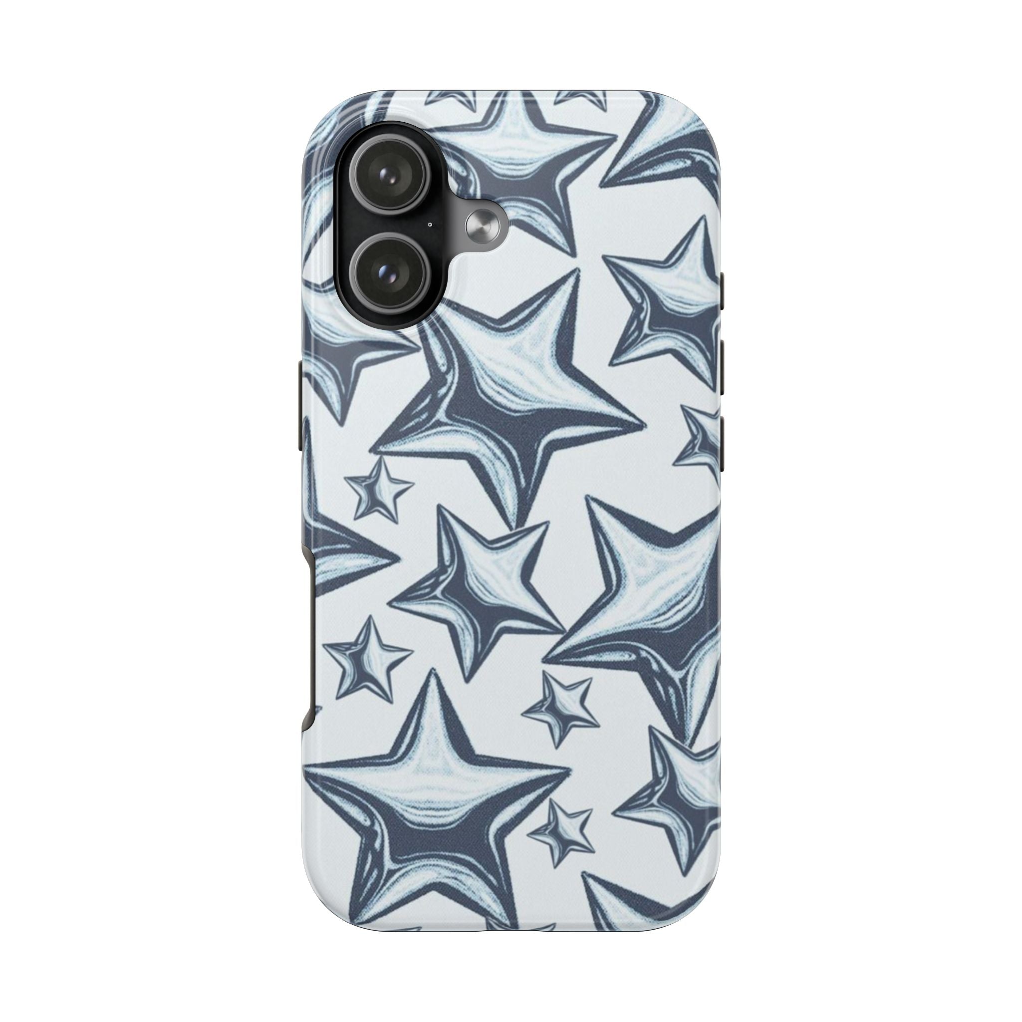 Blue Artistic Star Pattern