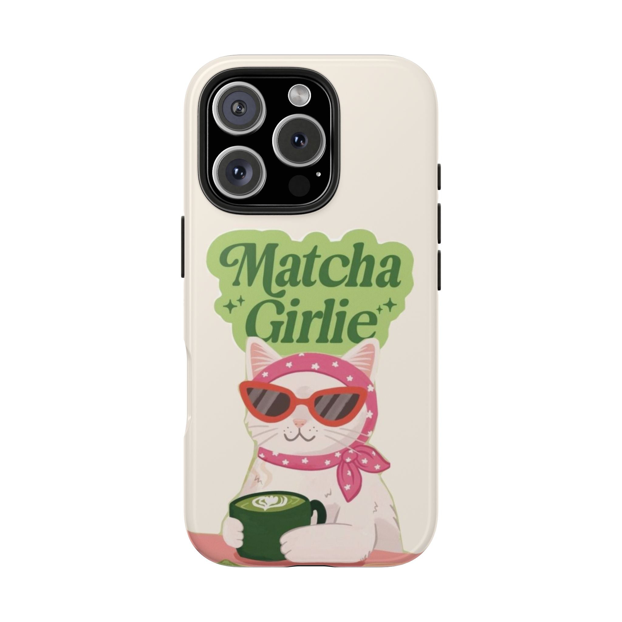 Cute Cat Matcha Girlie