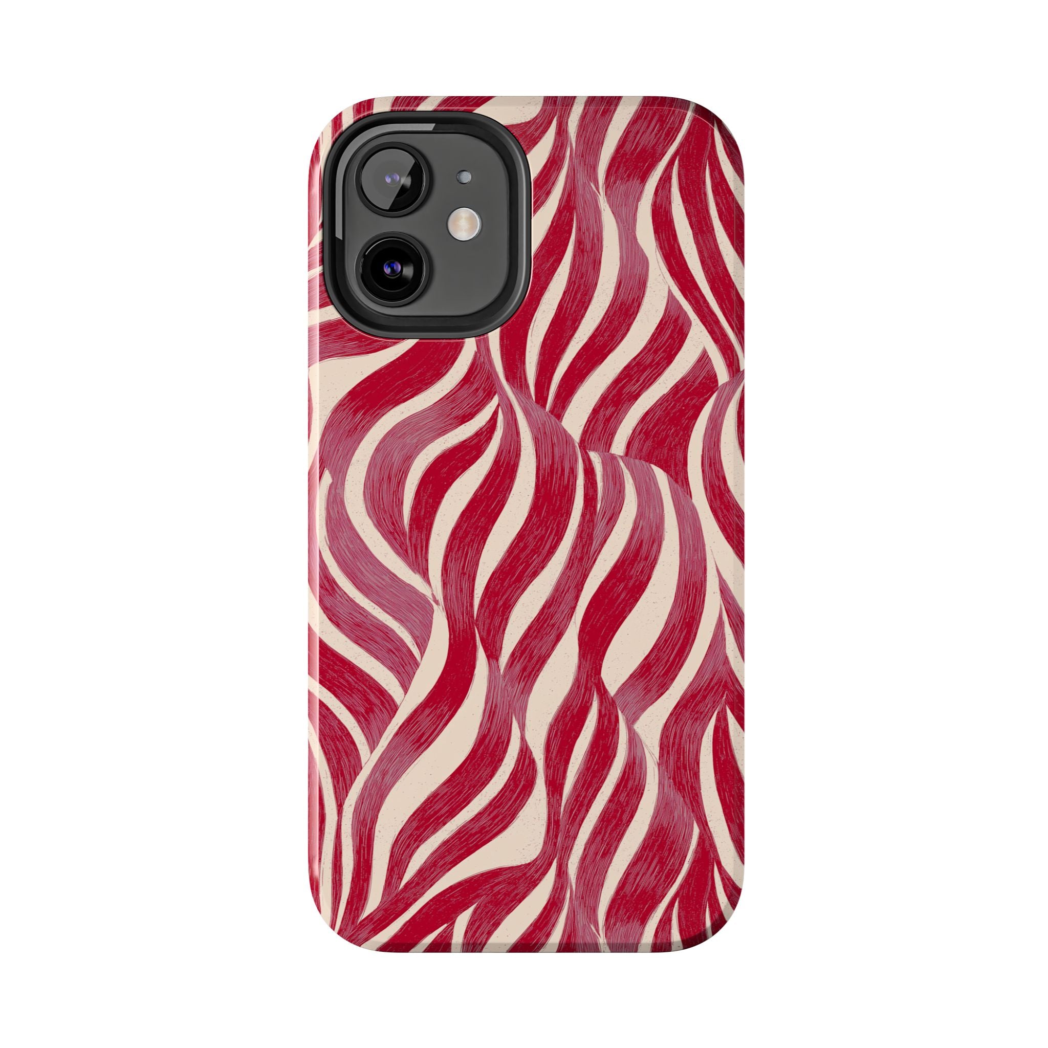 Red Wave Abstract