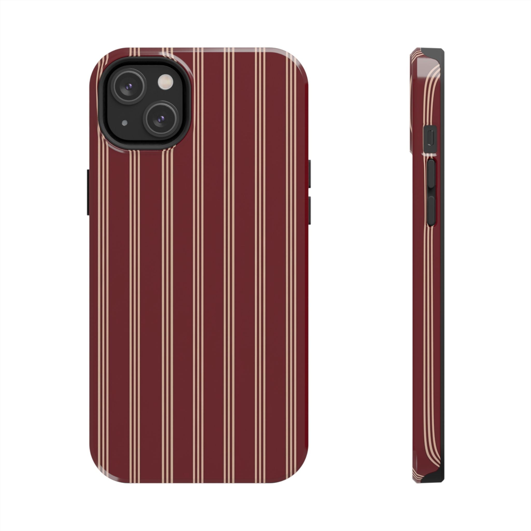 Striped Burgundy