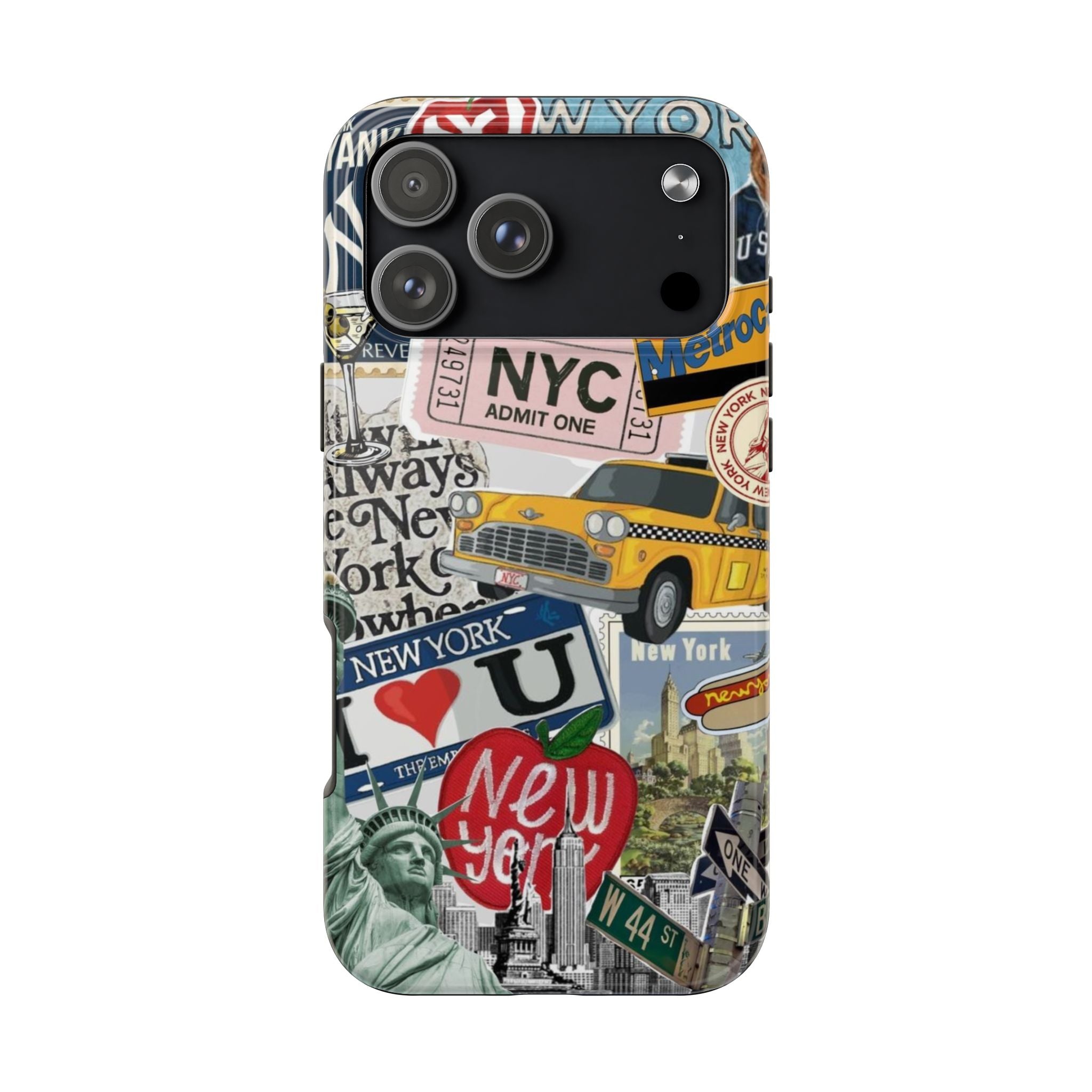 NYC Collage - New York Taxi & Landmarks