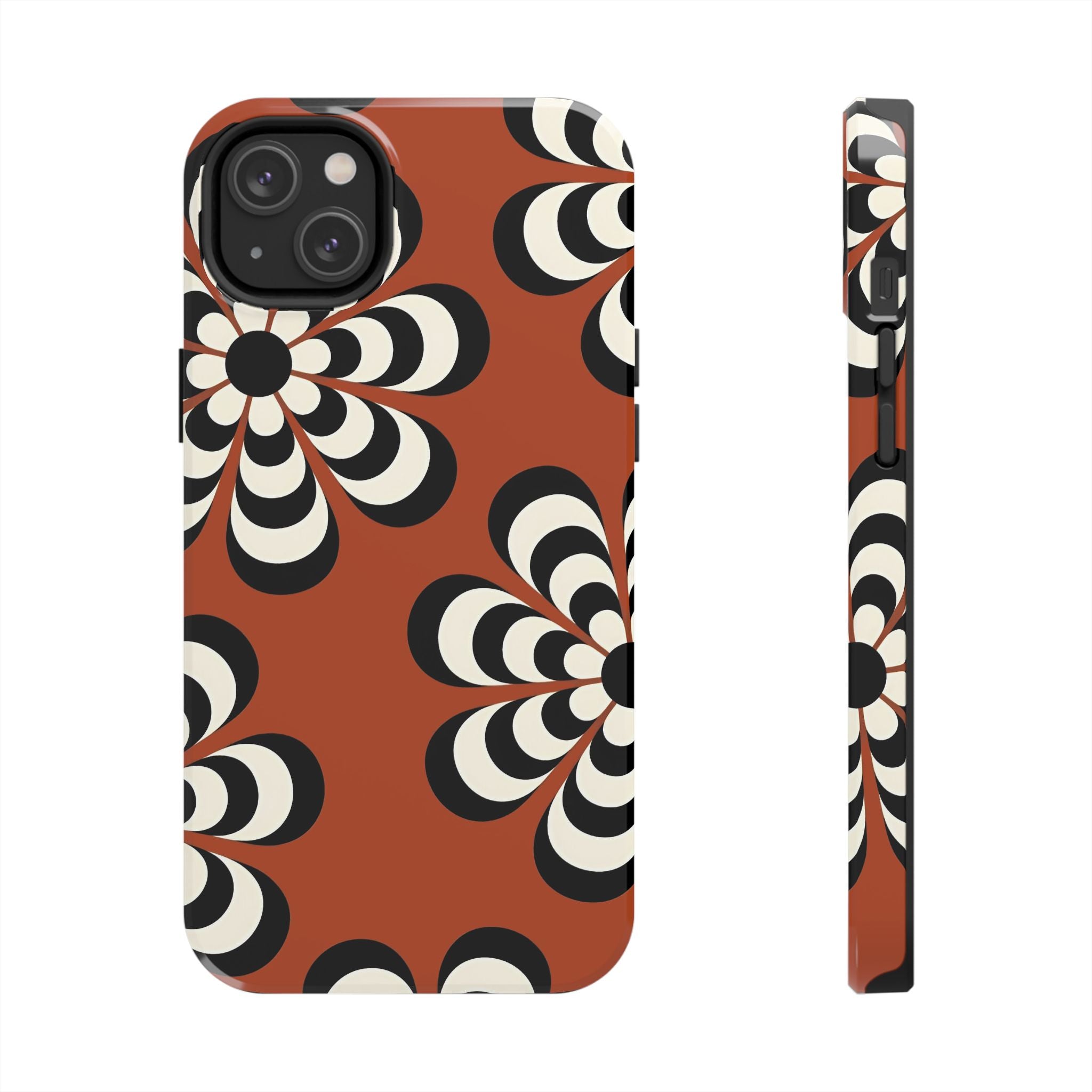 70s Boho Abstract Flower