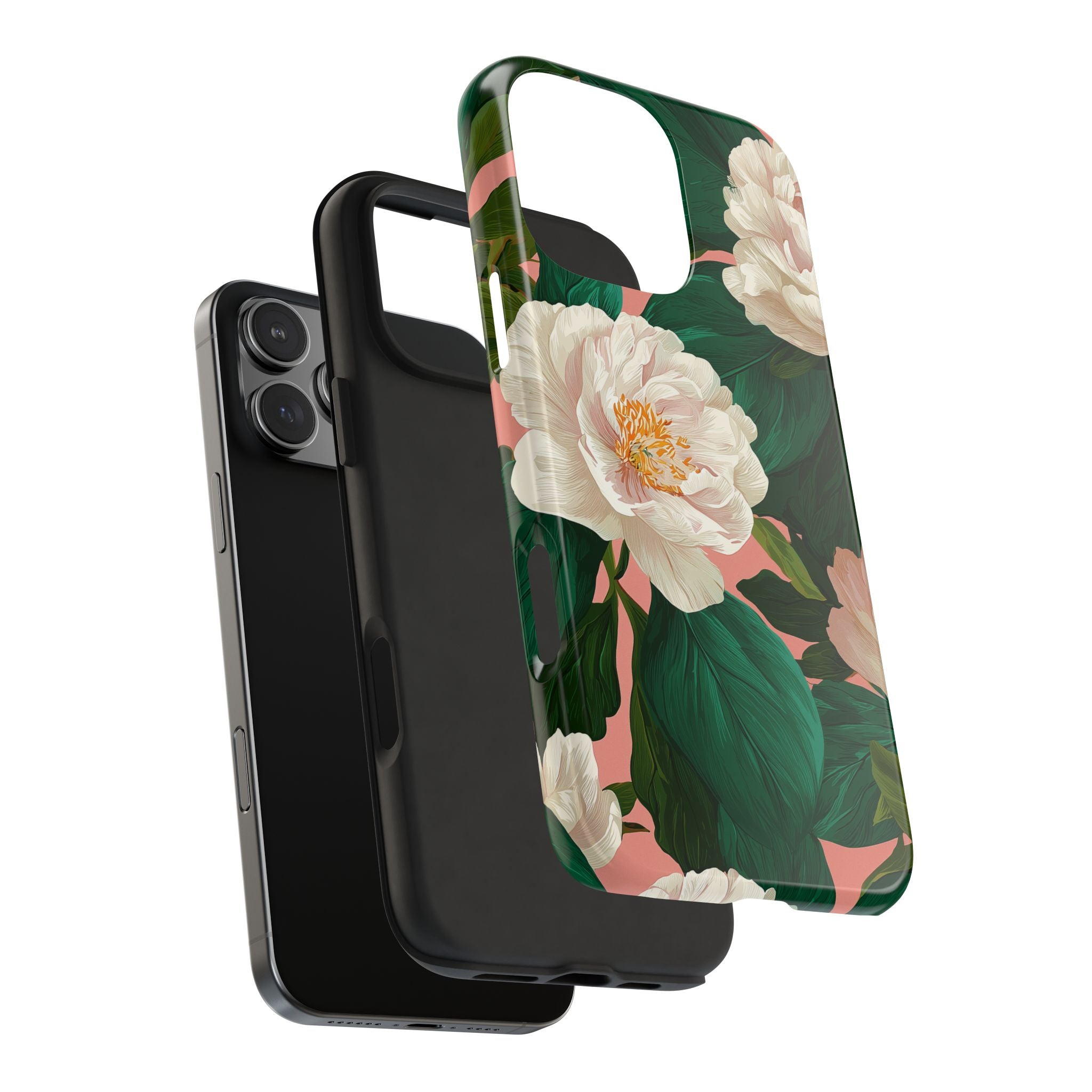 Peony Pink & Green
