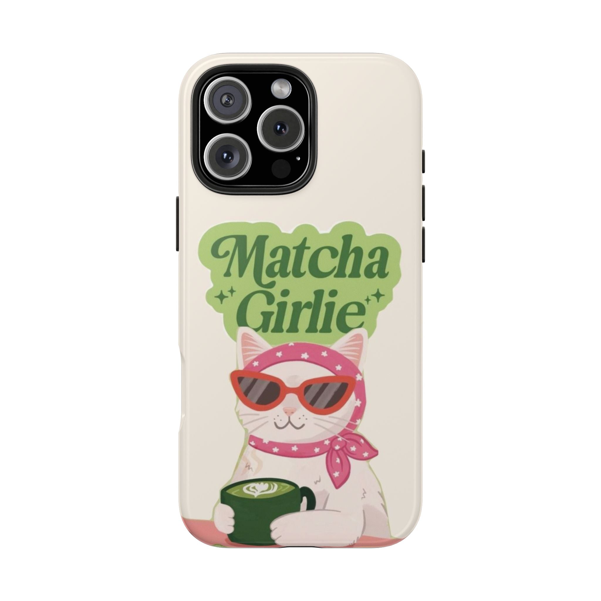 Cute Cat Matcha Girlie