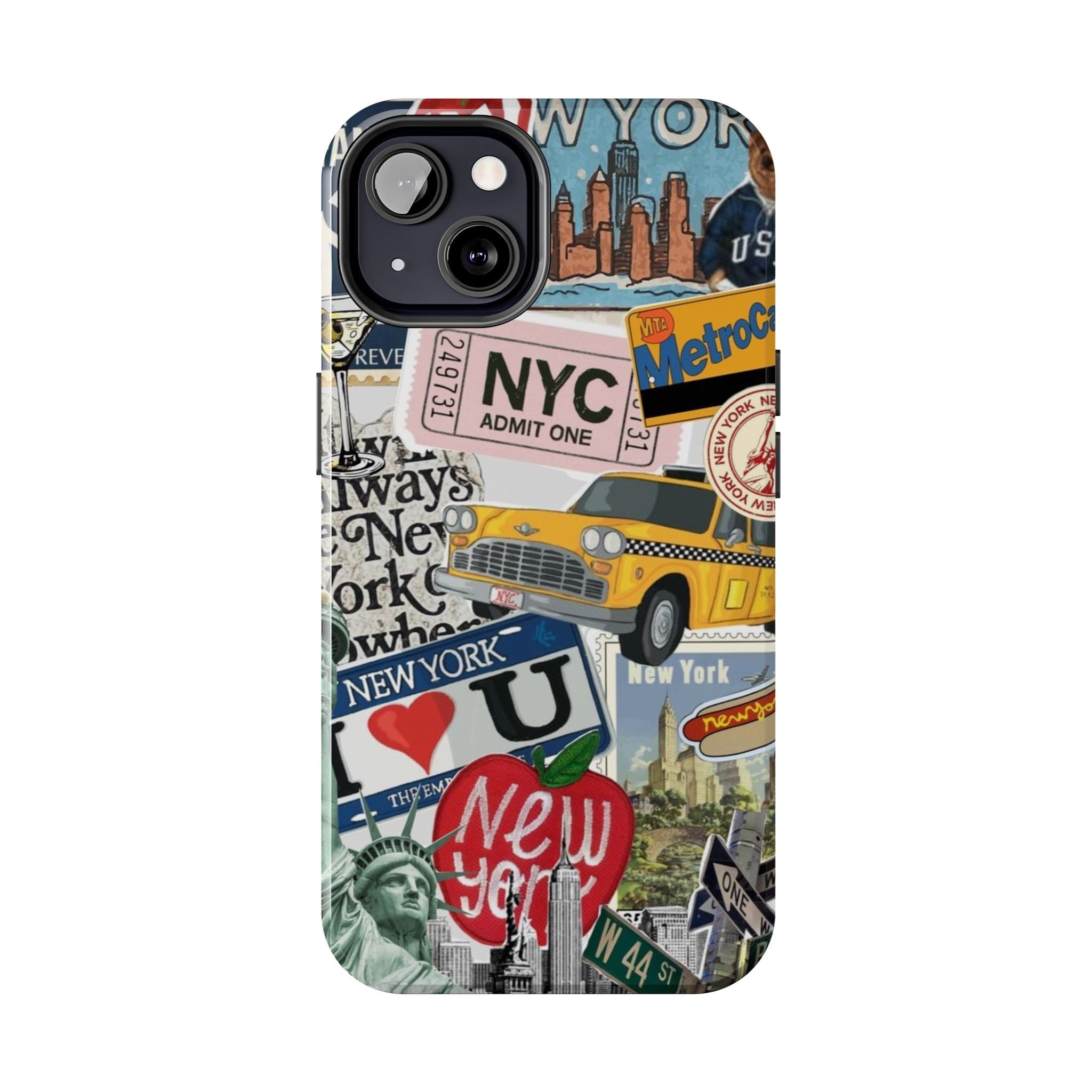 NYC Collage - New York Taxi & Landmarks