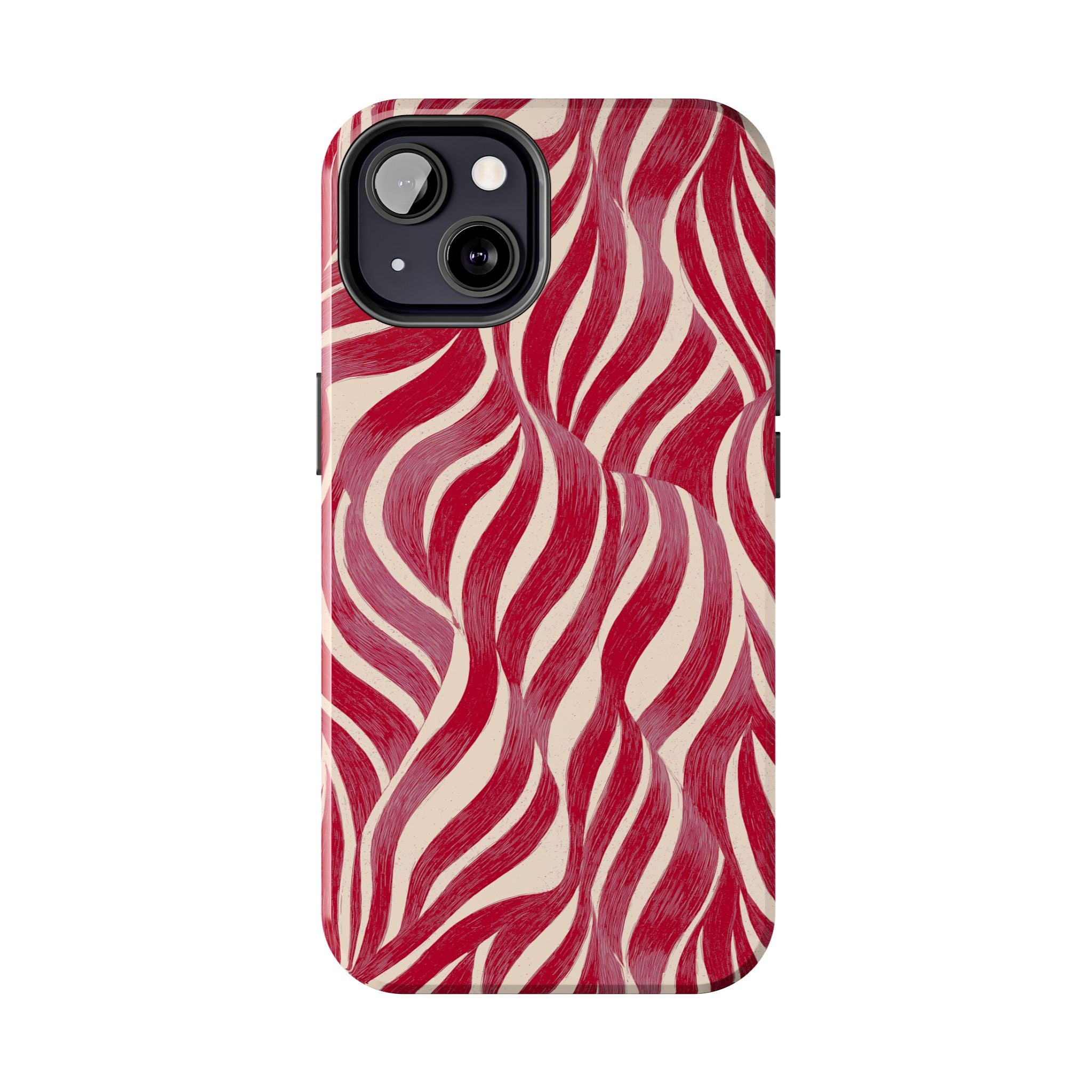 Red Wave Abstract