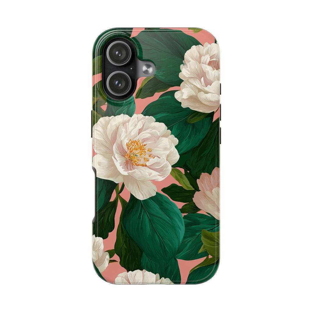Peony Pink & Green