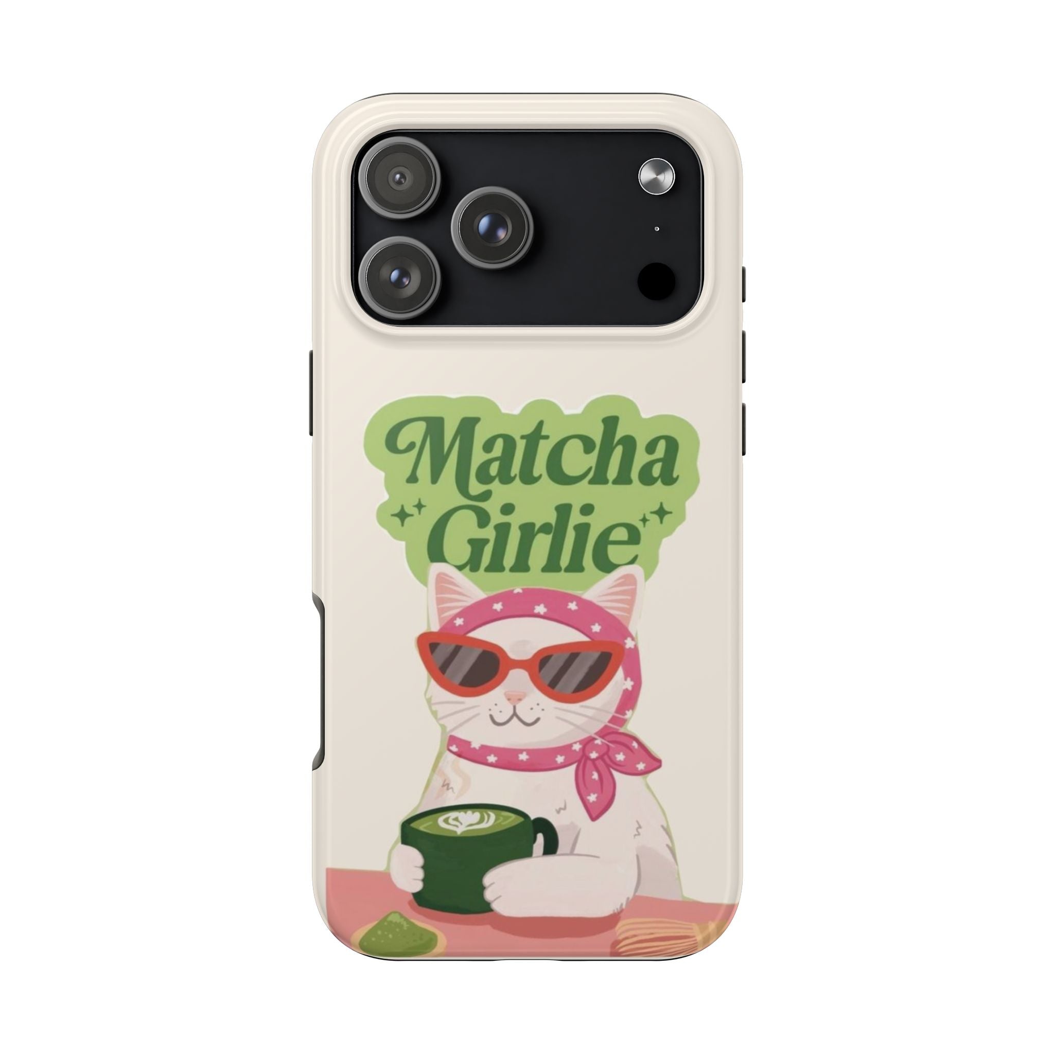 Cute Cat Matcha Girlie