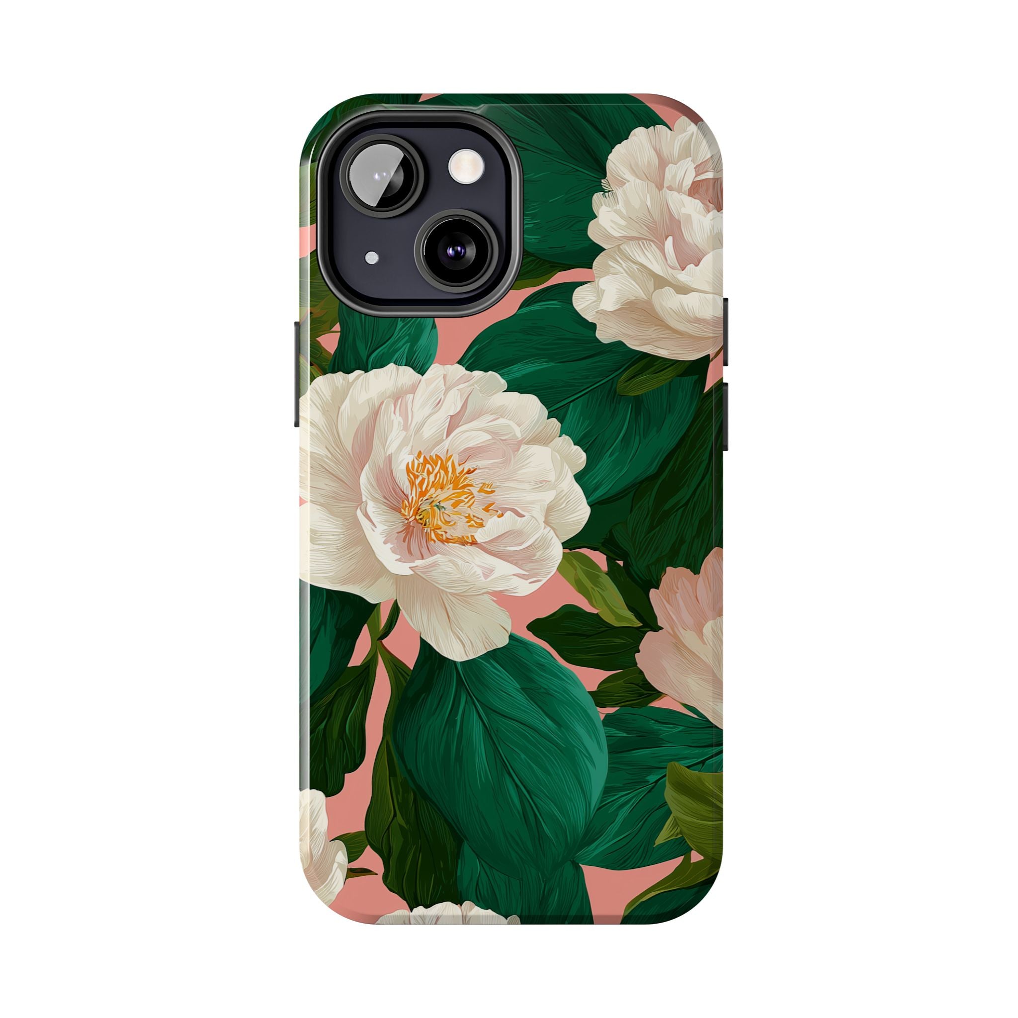 Peony Pink & Green