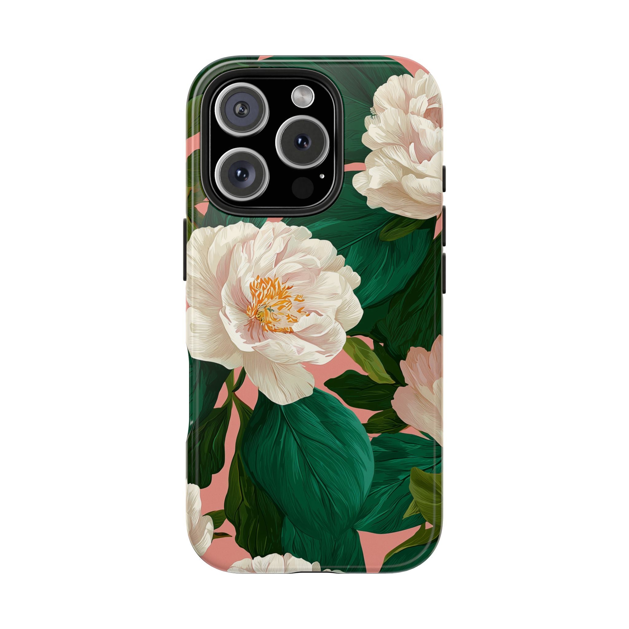Peony Pink & Green