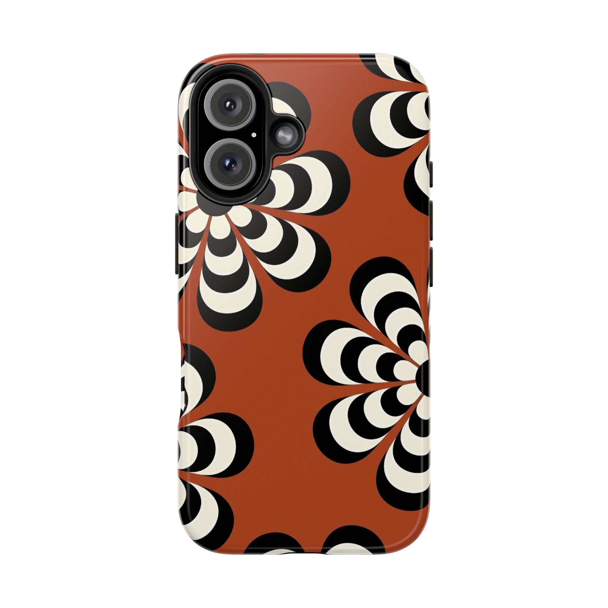 70s Boho Abstract Flower