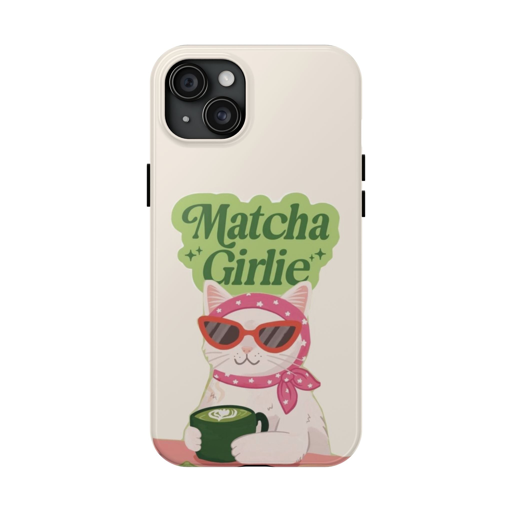Cute Cat Matcha Girlie