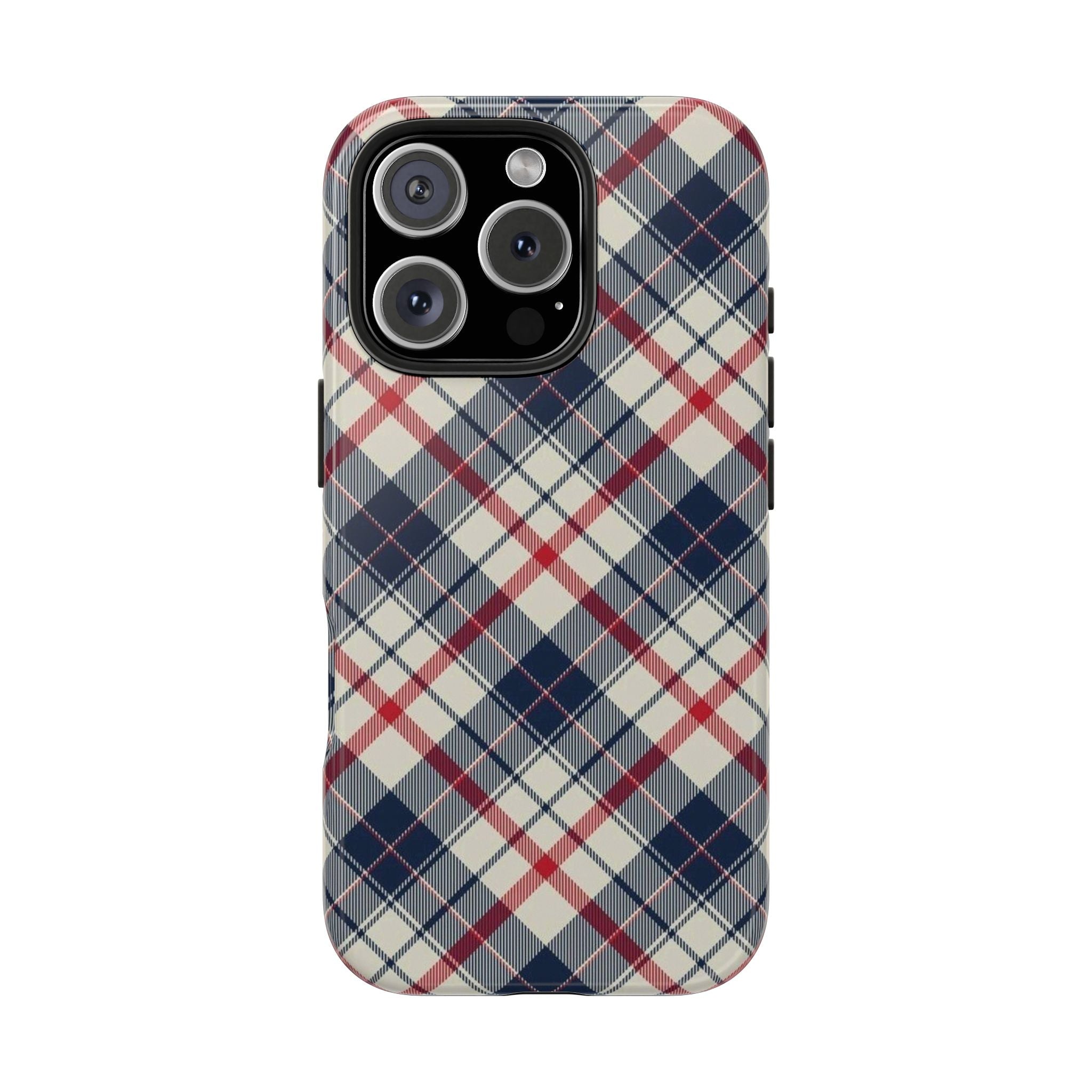 Navy & Red Classic Plaid