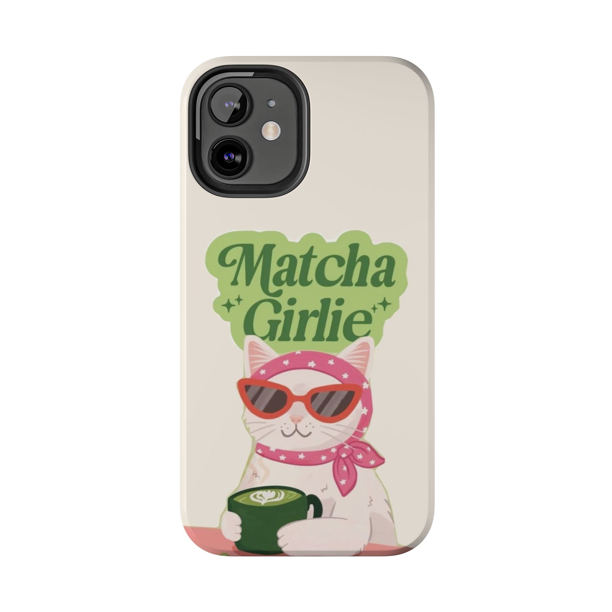 Cute Cat Matcha Girlie