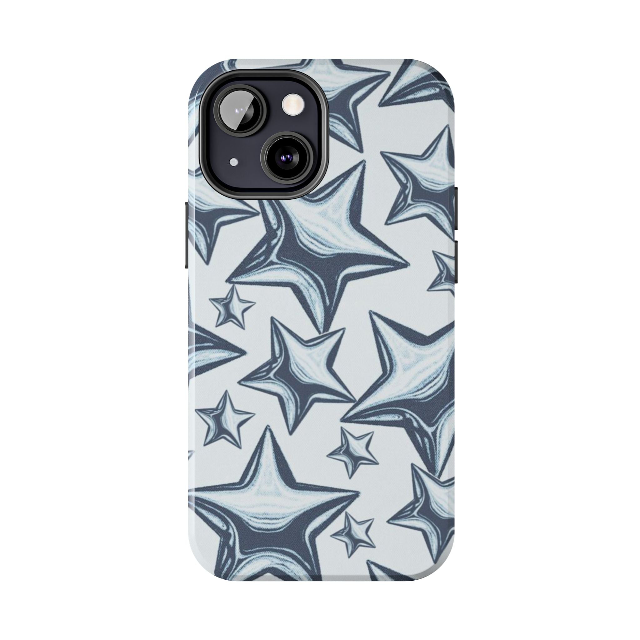 Blue Artistic Star Pattern
