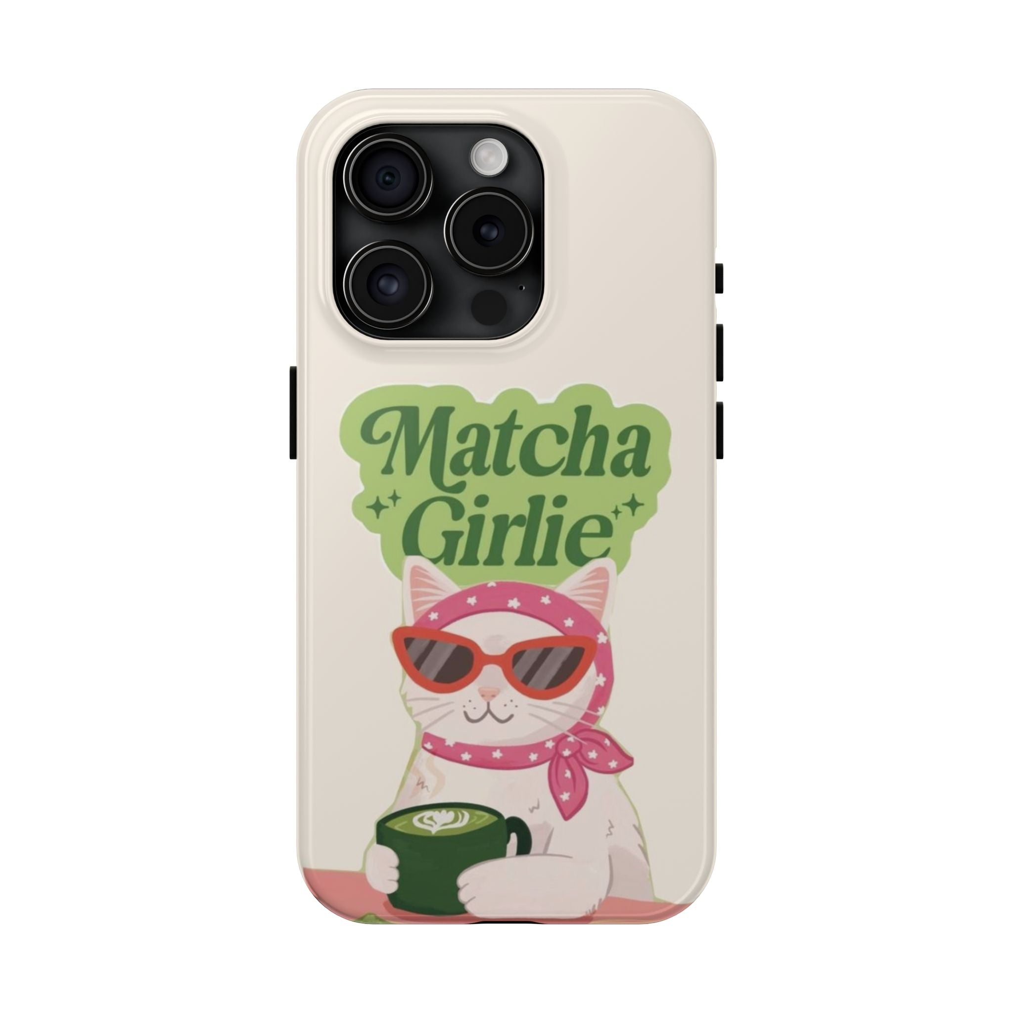 Cute Cat Matcha Girlie