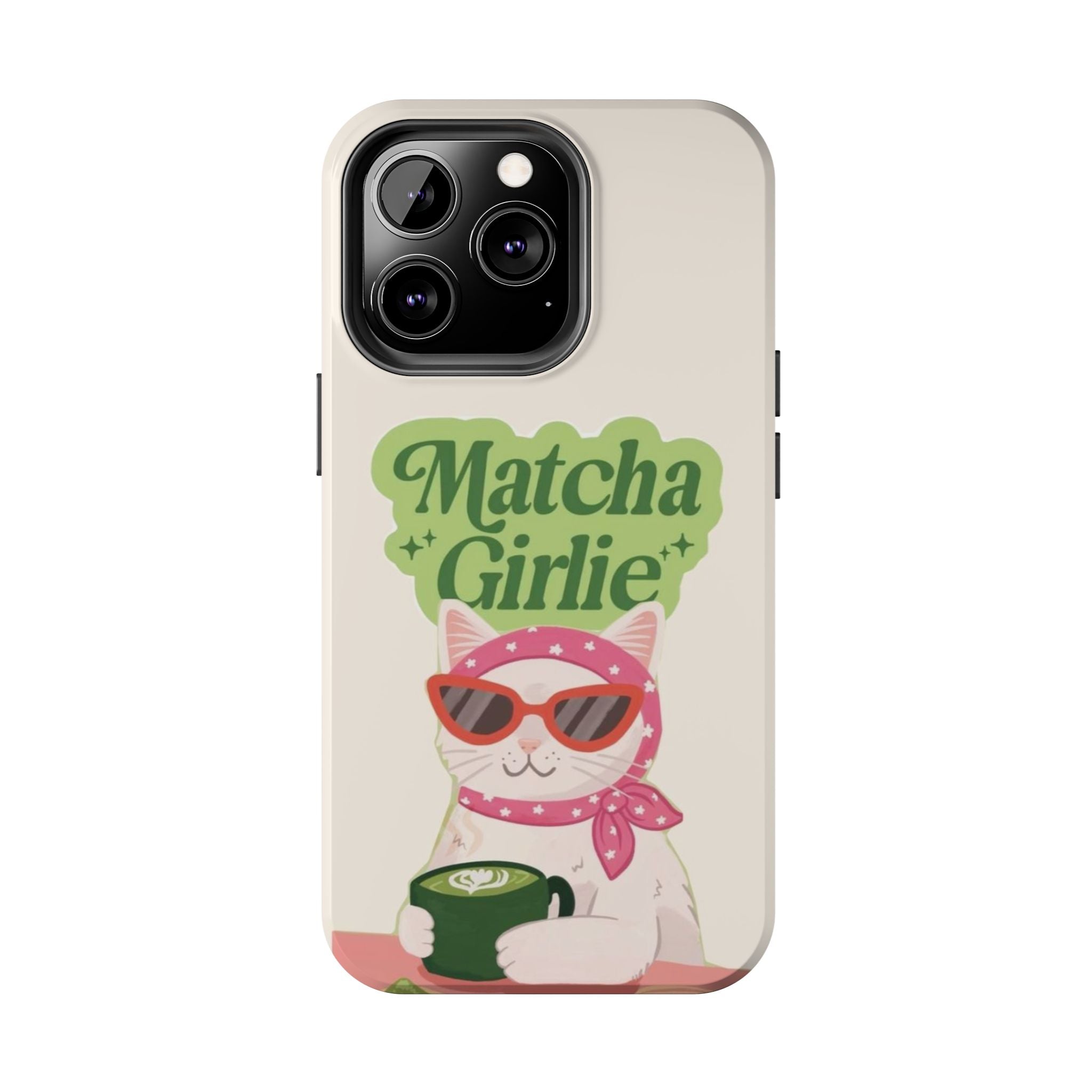 Cute Cat Matcha Girlie